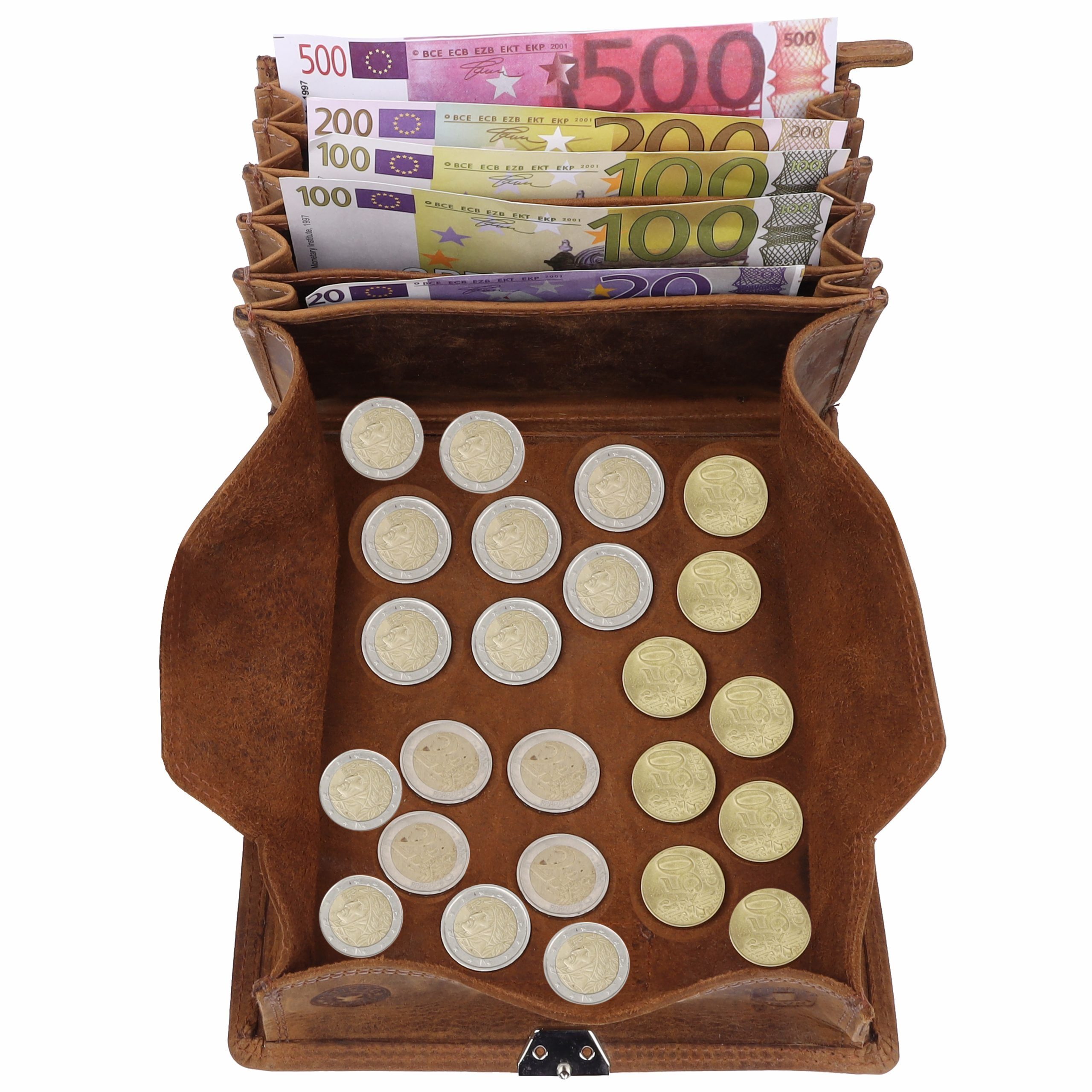 SHG Kellnerbörse Leder Geldbörse Servicekräfte Taxifahrer Kellner Kellnerge günstig online kaufen