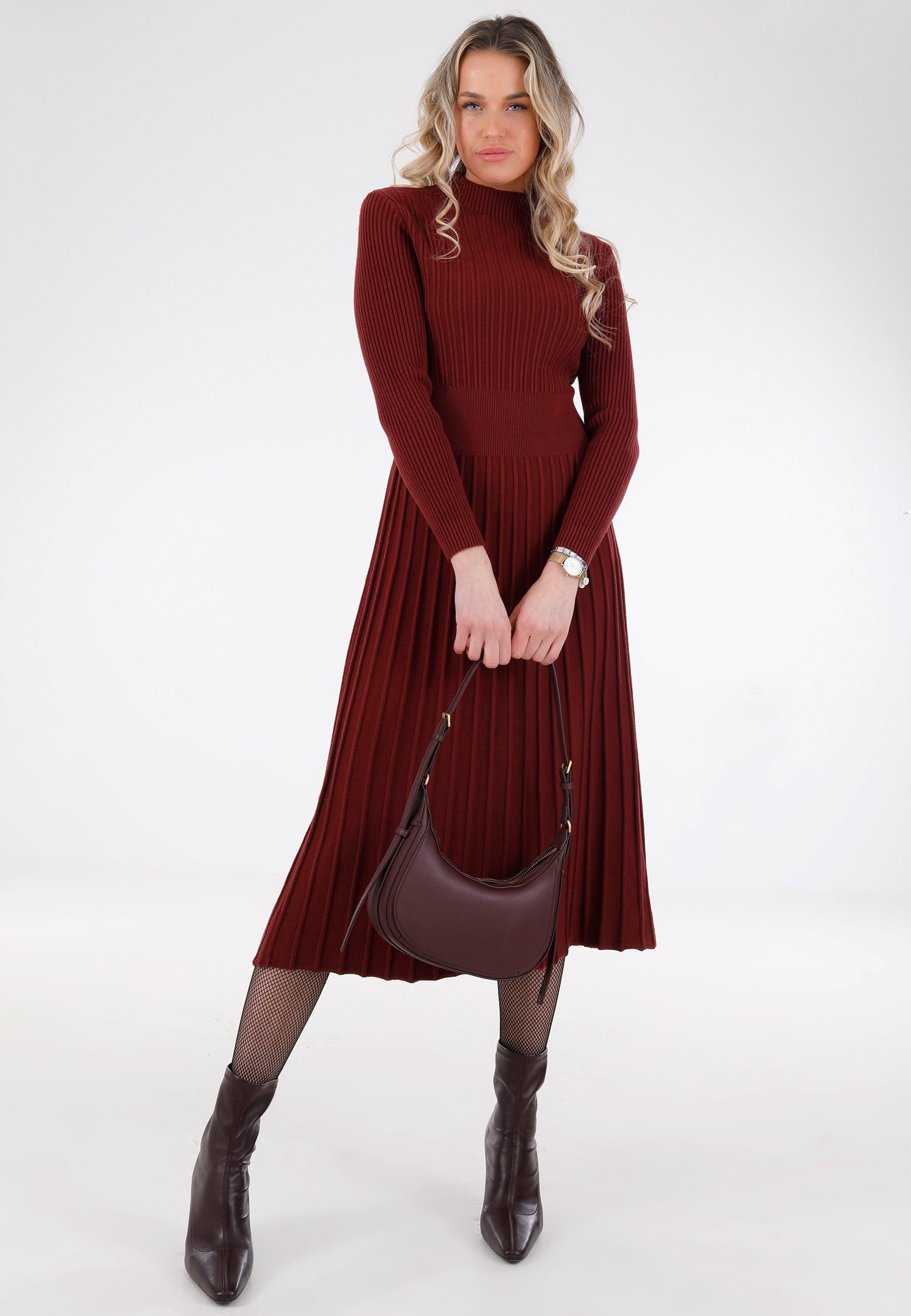 YC Fashion & Style Midikleid tailliert günstig online kaufen
