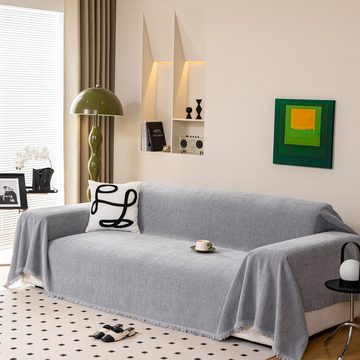 Sofahusse Chenille, Sofabezug weich warm, Sofa überzug, Coonoor, für Wohnzimmer Sofas Bett