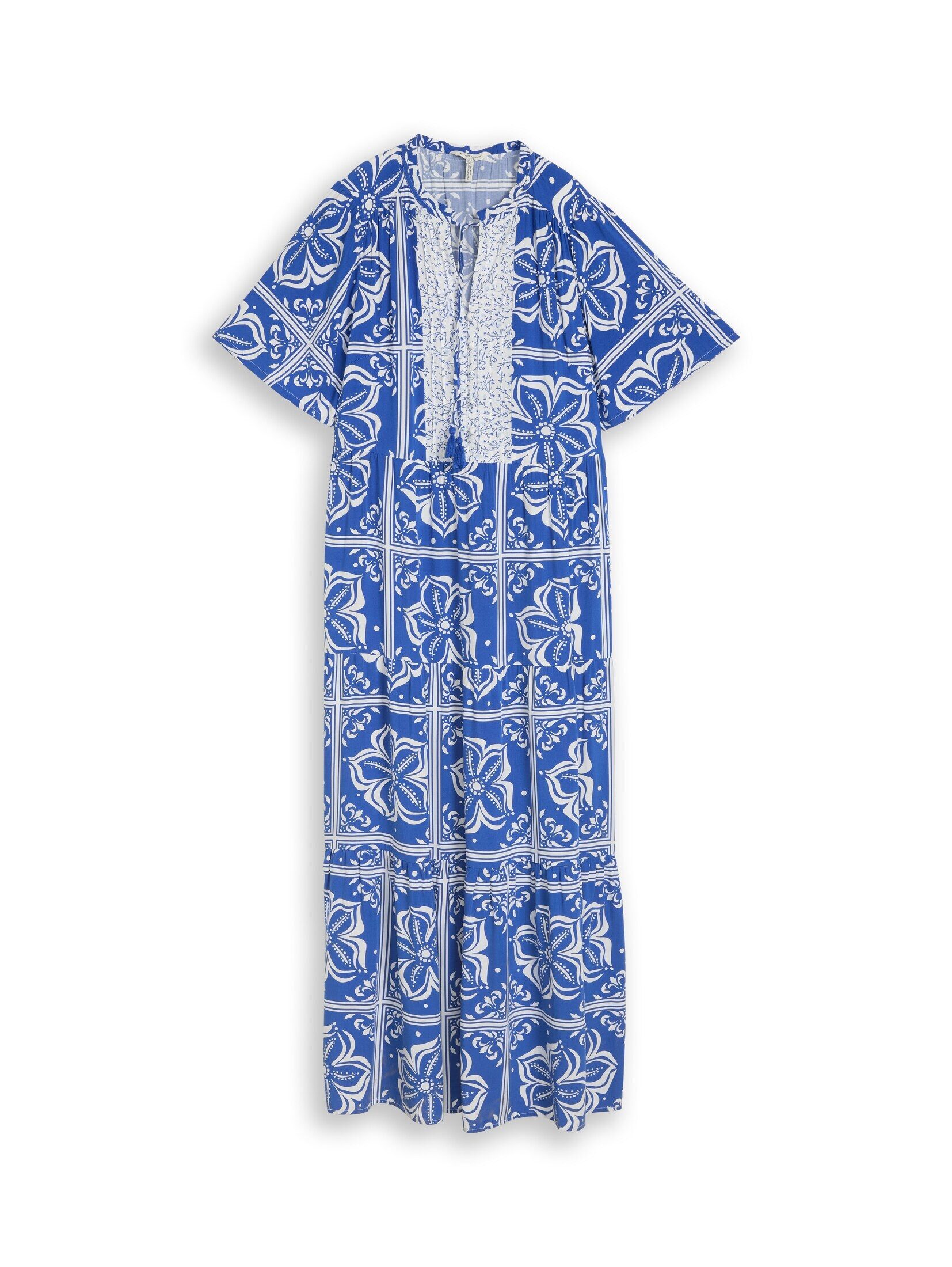 TOM TAILOR Maxikleid Kleider & Jumpsuits Loose Fit Maxi-Kleid mit Muster