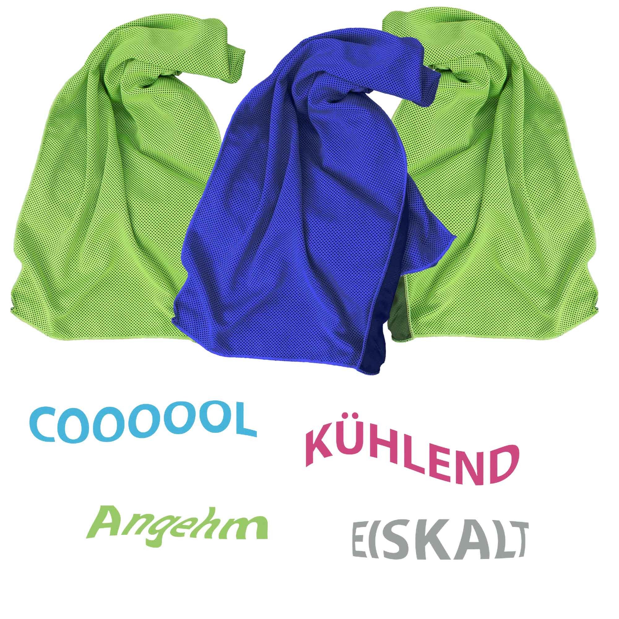Muxel Massagerolle 15 x Sporthandtücher – Cool Towel für Sport Freizeit, bringt sofort