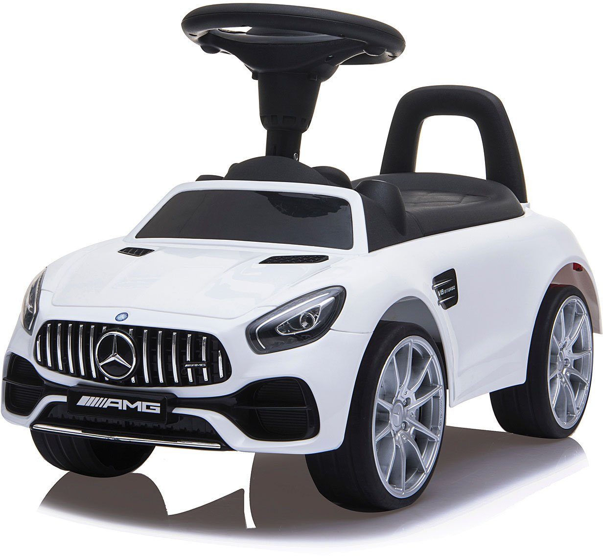 Image of JAMARA Rutscher Mercedes-Benz AMG GT weiss Kinderrutscherauto, Weiß