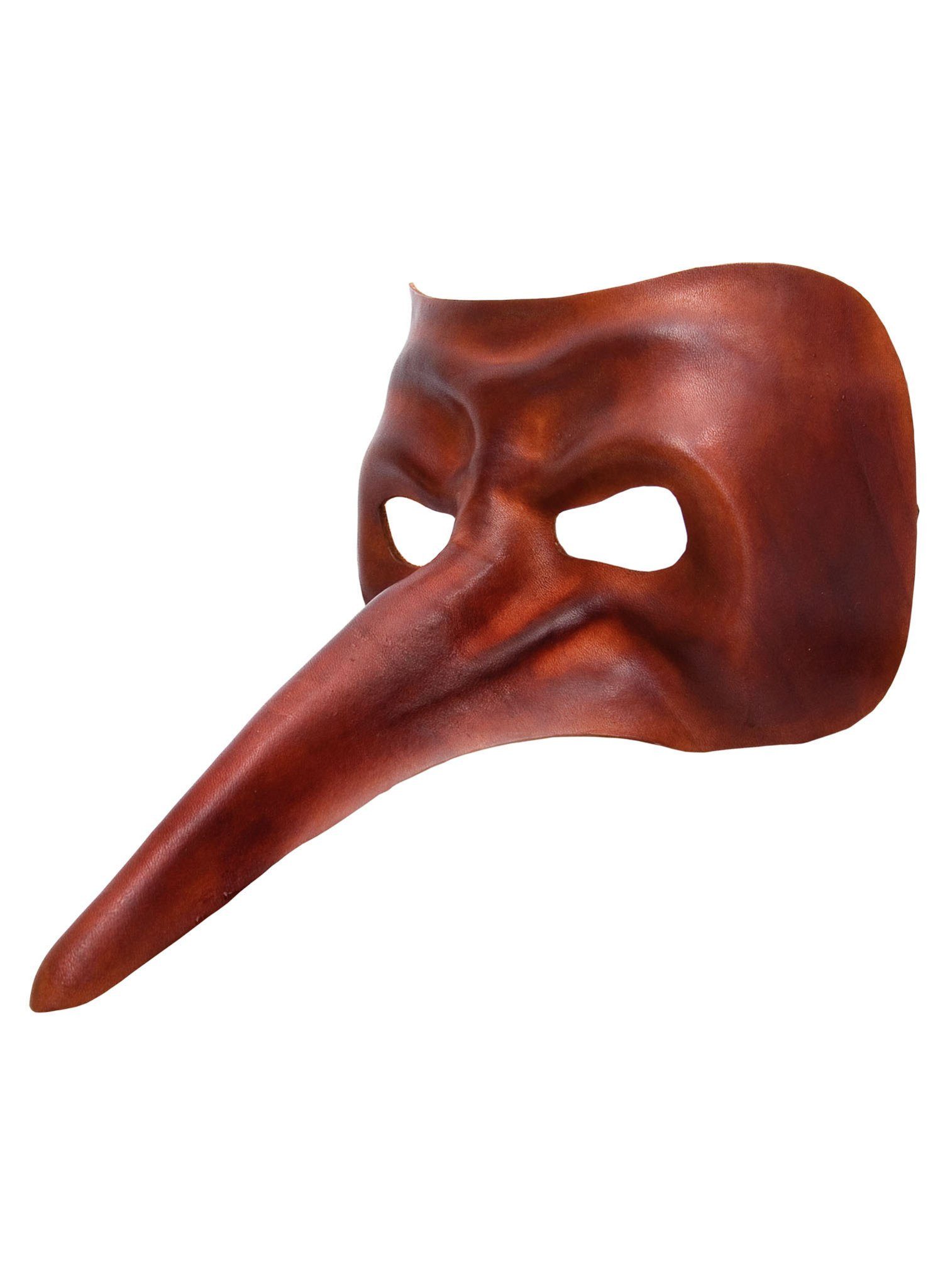 Andracor Verkleidungsmaske Scaramouche de cuoio, Eine Ledermaske im venezianischen Stil wie diese wird bei Andracor in
