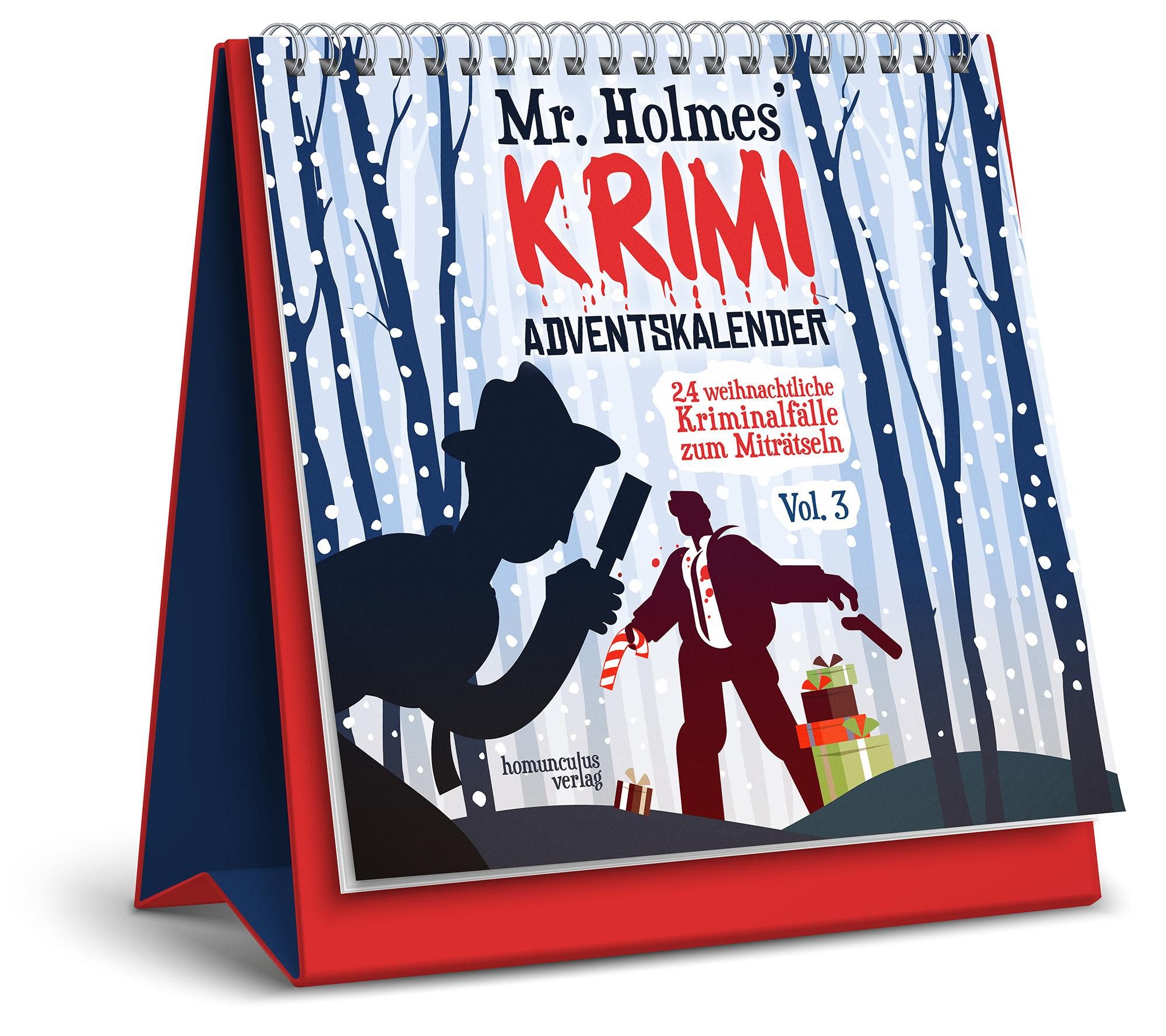 Homunculus Verlag Adventskalender Mr. Holmes Krimi-Adventskalender Vol. 3