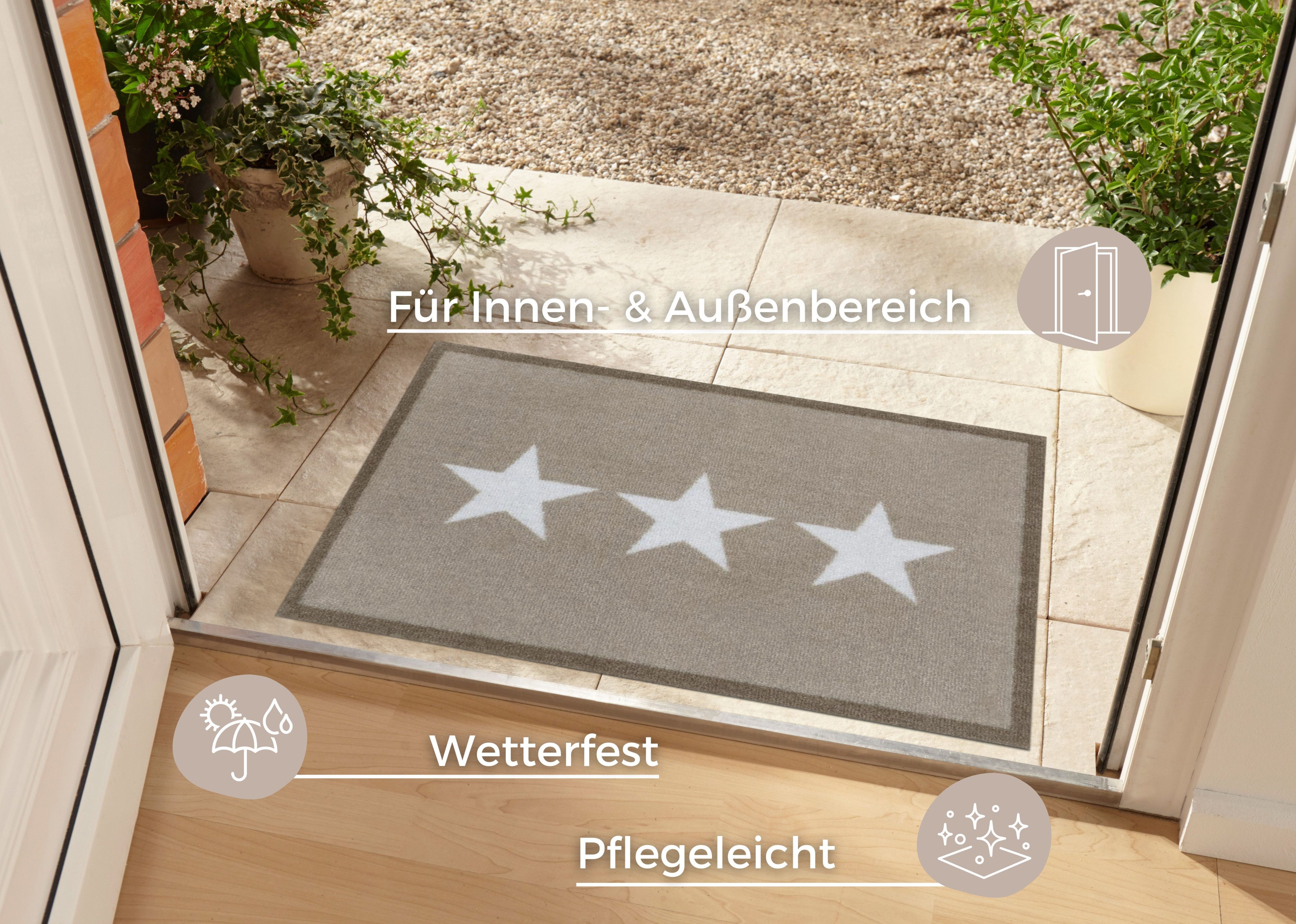 HANSE Home Fußmatte Sterne, Türmatte, rechteckig, günstig online kaufen