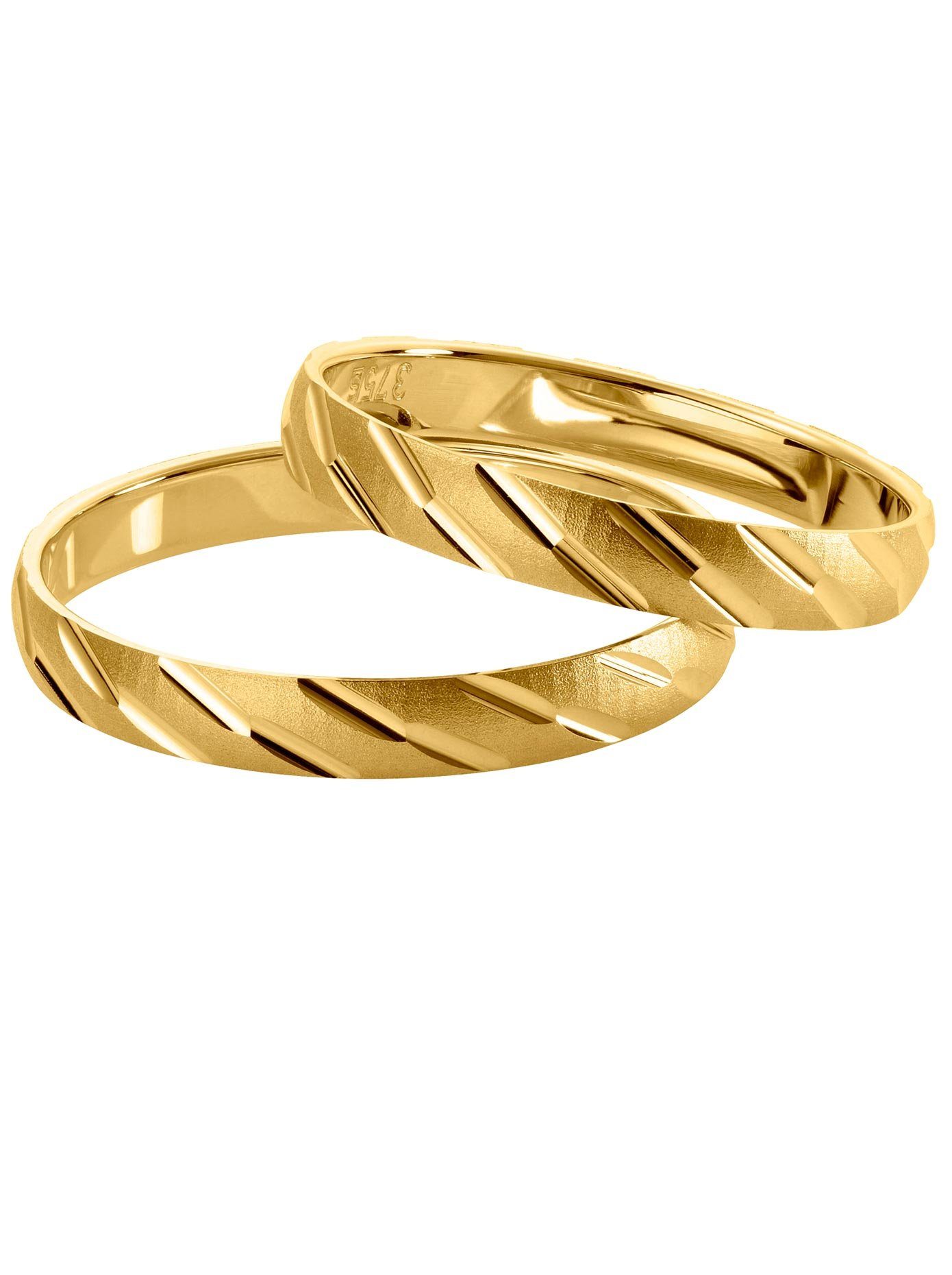 16 mm glänzene goldfarbene Klangkugel aus Messing