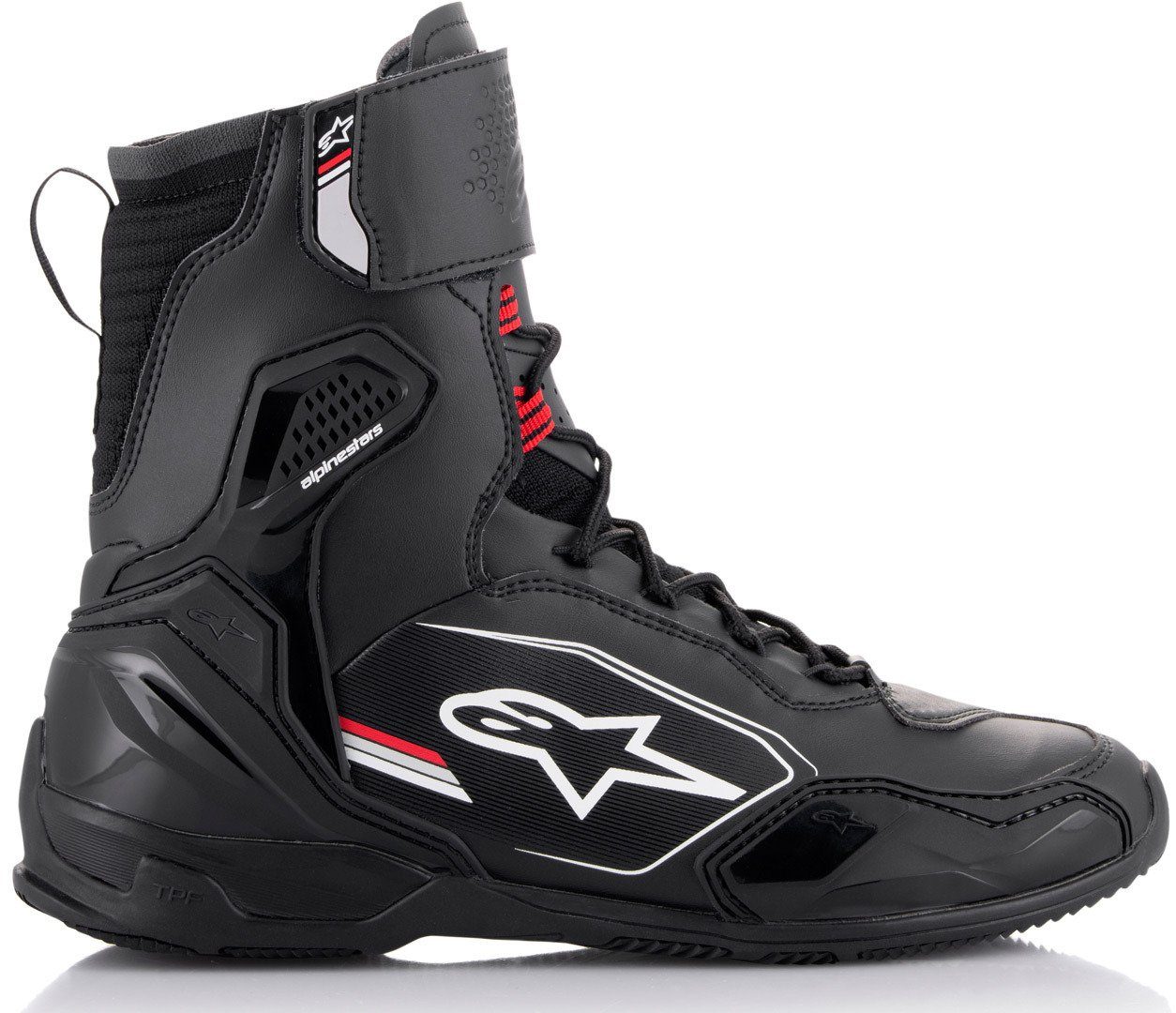 Motorradschuhe Motorradstiefel Superfaster Black/Grey/Red Alpinestars