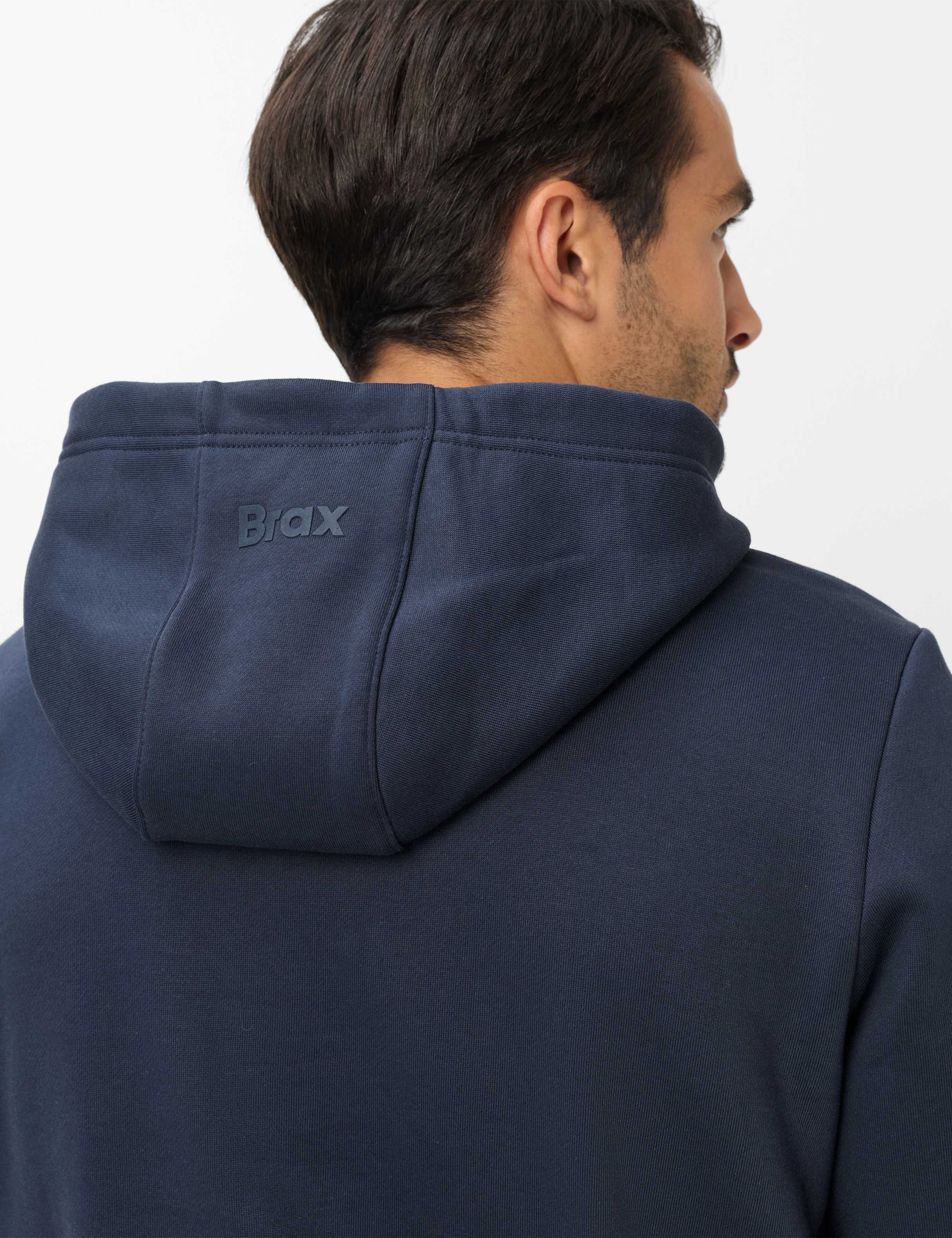 Brax Hoodie Style SULLIVAN Sweat: Hoodie im Baumwollmix – Bild 4 von 5
