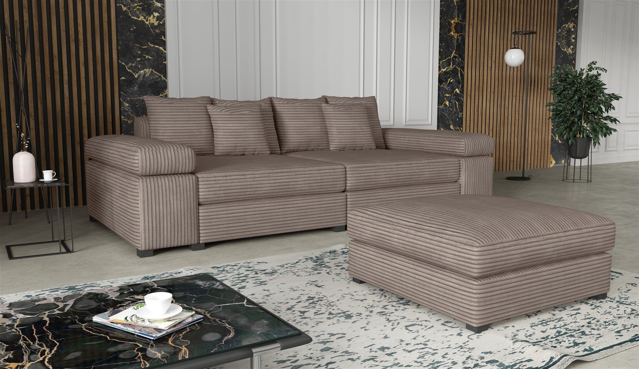 Fun Möbel Big-Sofa Couchgarnitur Megasofa Riesensofa günstig online kaufen