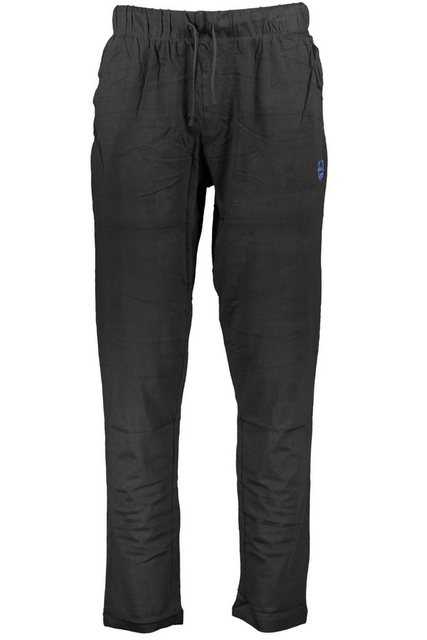 GIAN MARCO VENTURI 5-Pocket-Hose Schwarze Herren-Sporthose aus Baumwolle mi günstig online kaufen