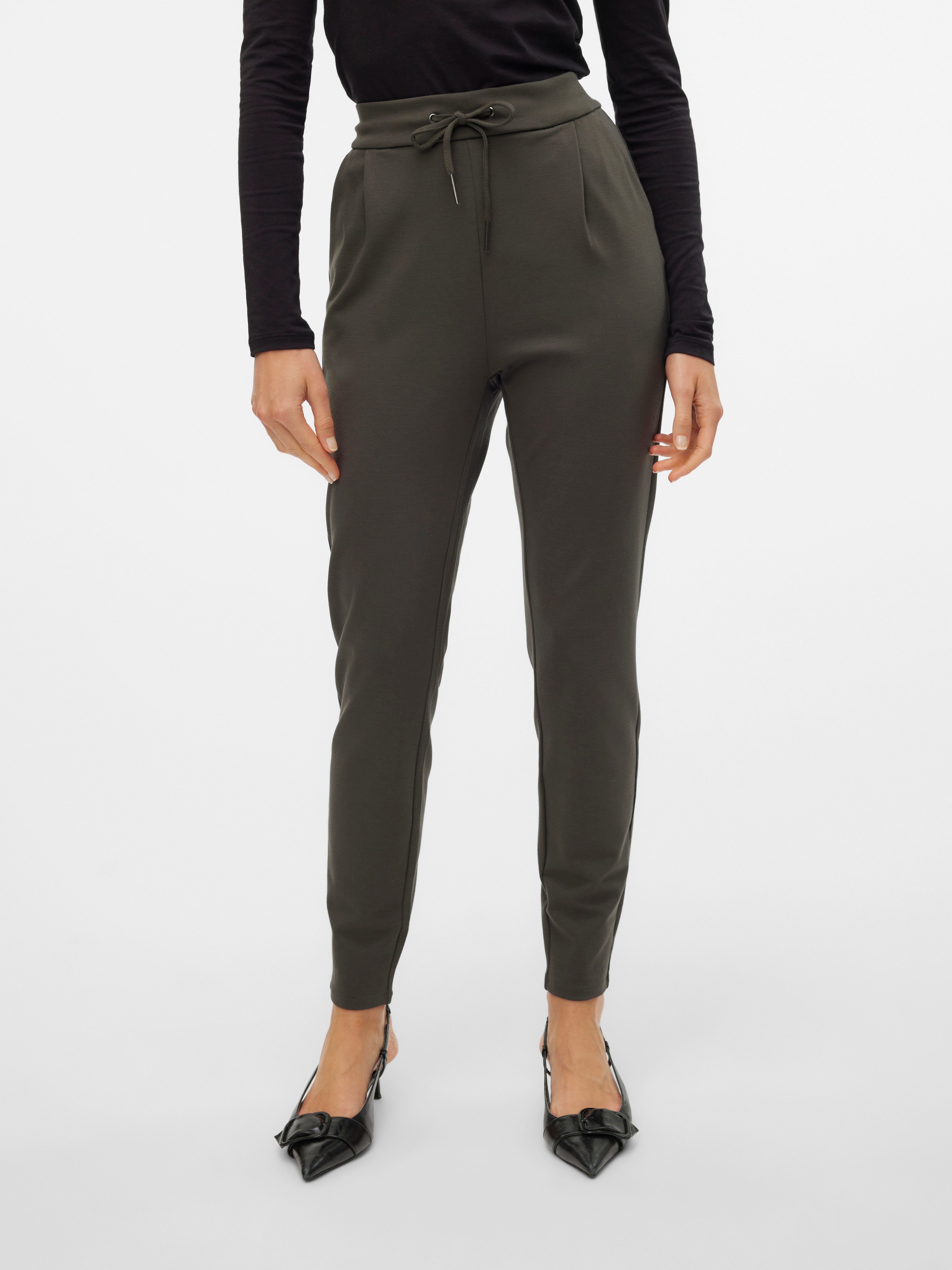 Vero Moda Jogger Pants VMEVA MR LOOSE STRING PANT GA NOOS hinten mit elastischem Bündchen