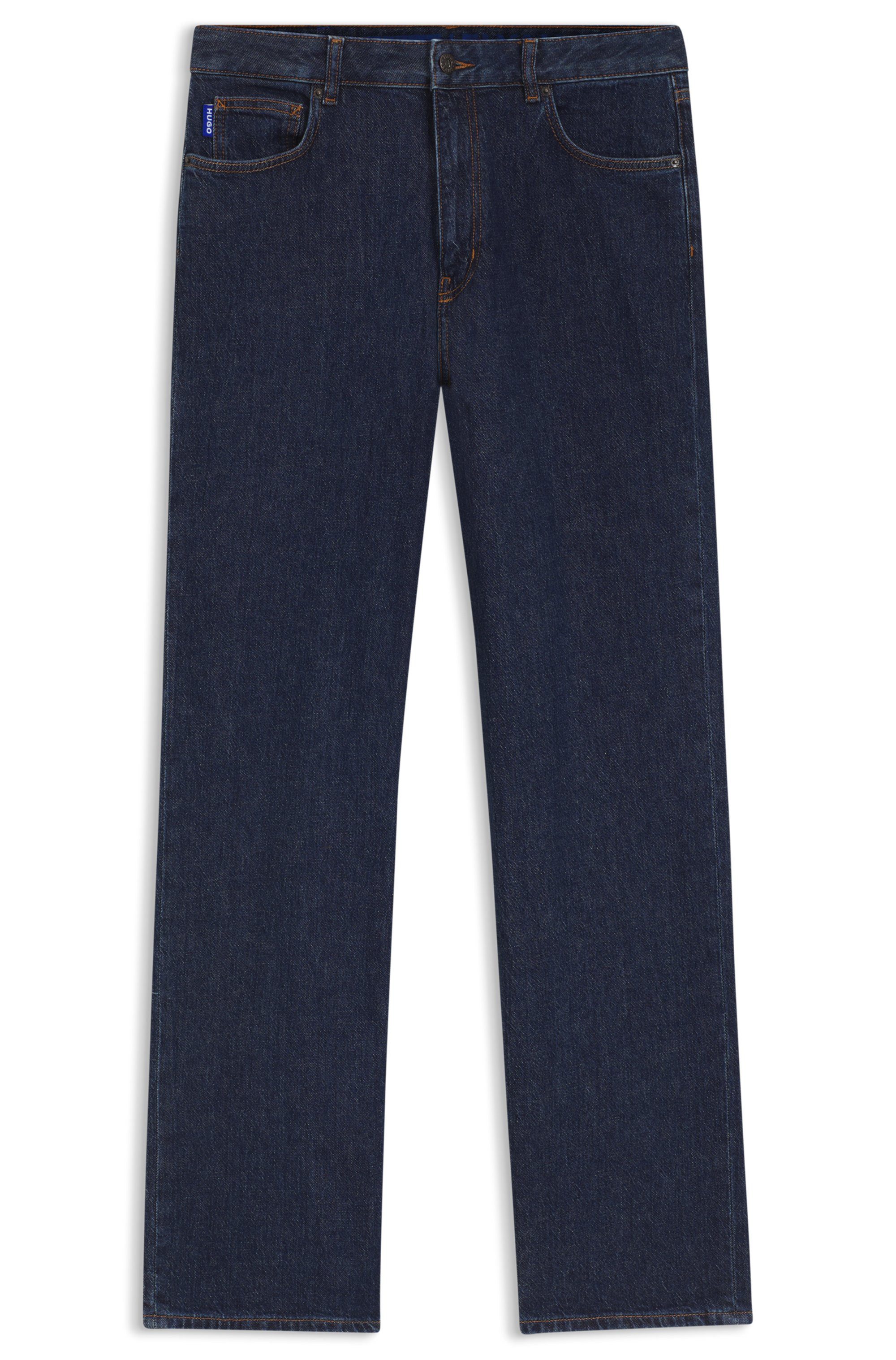 HUGO Straight-Jeans Elyah mit extra Länge, Mid Rise