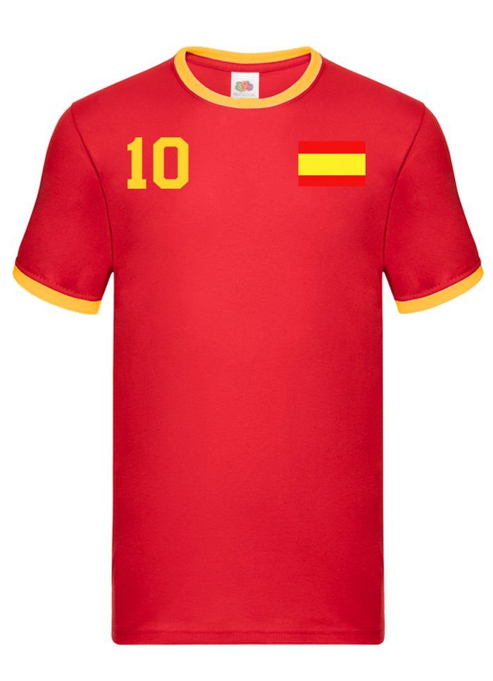 Sport Blondie Trikot America Copa Fussball Brownie Spain Spanien WM Body T-Shirt Weltmeister &