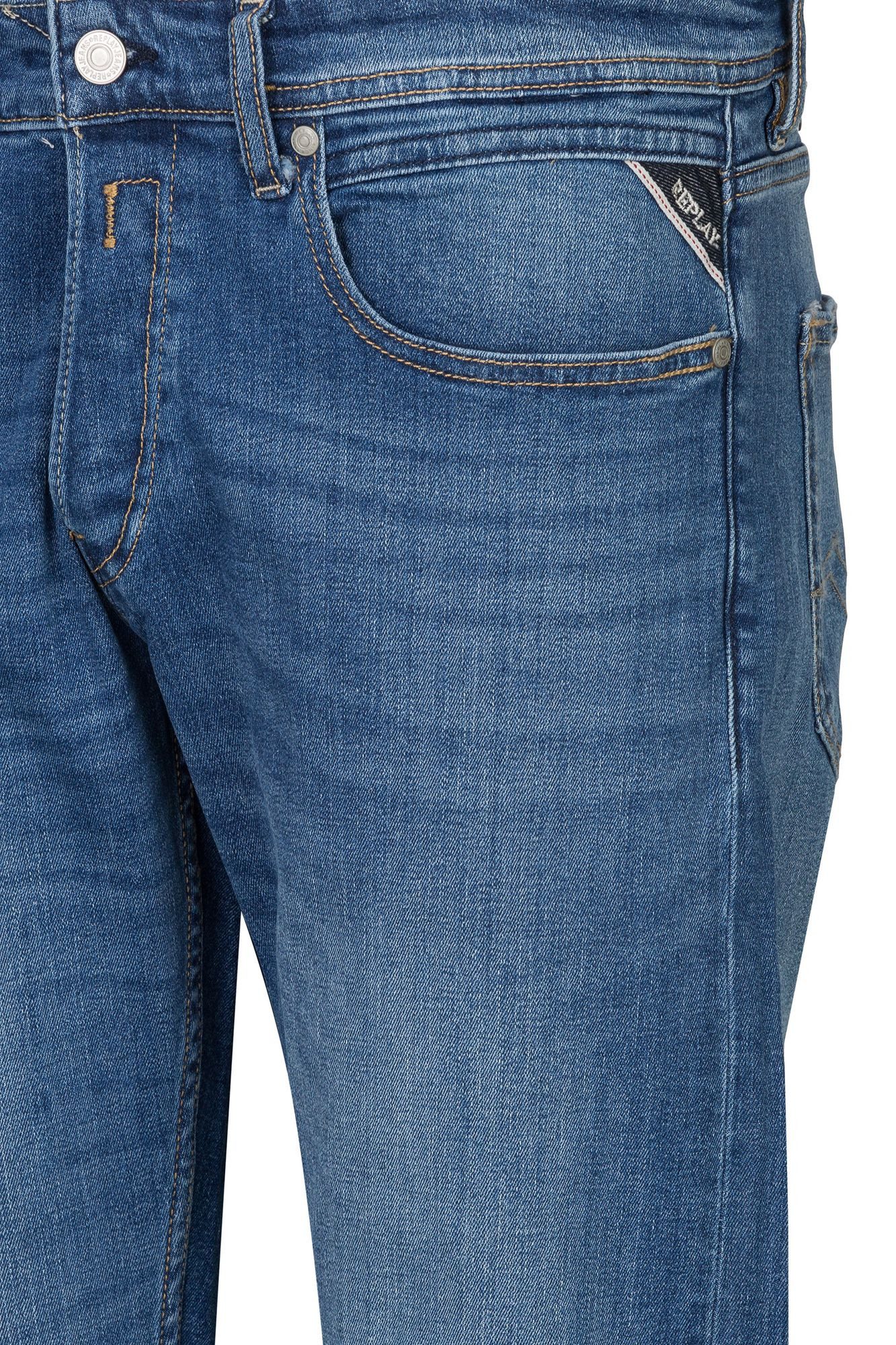 Replay 5-Pocket-Jeans GROVER - 10.5 OZ DARK INDIGO SUPER STRETCH DENIM günstig online kaufen