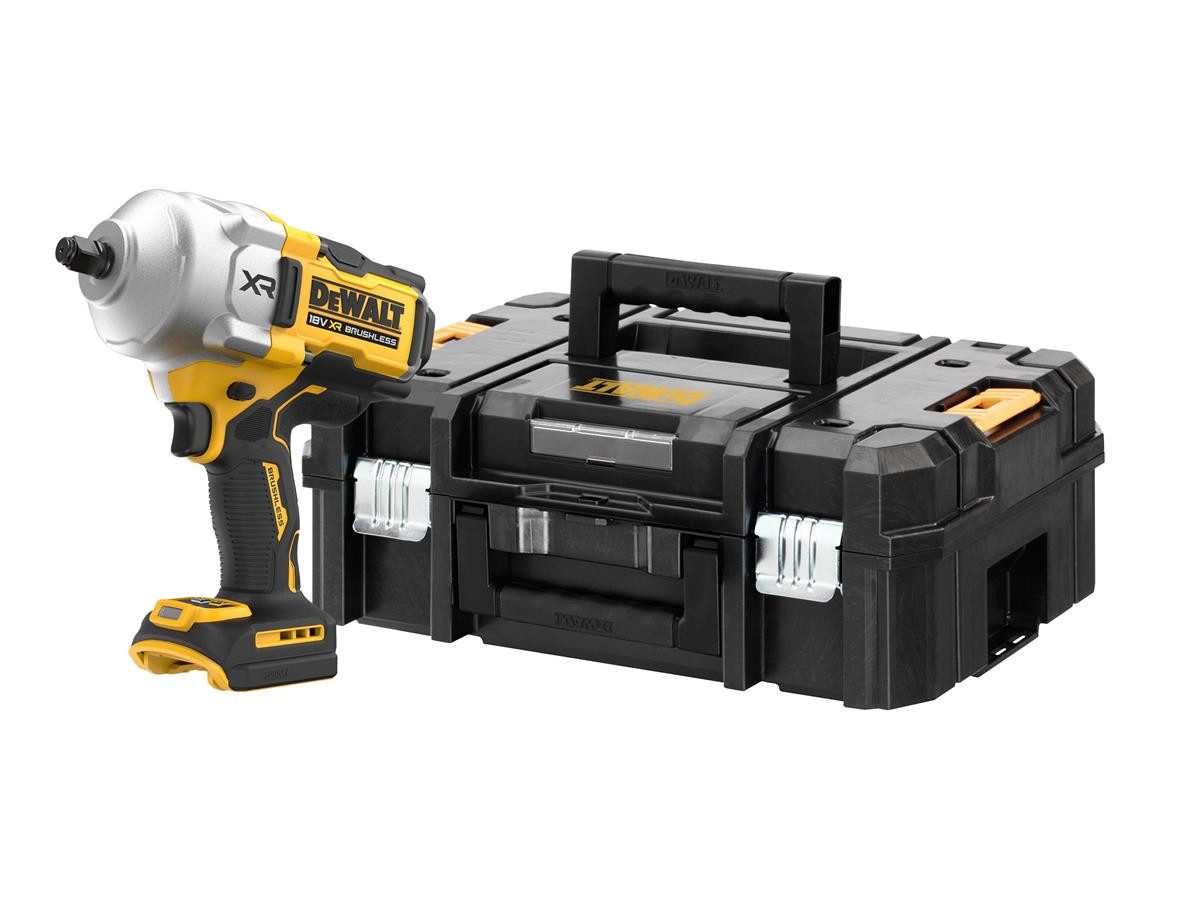 DeWalt Akku-Schlagschrauber 1/2",18V Basisv., 1200 U/min, 1632 Nm, (Solo), mit Lösemoment bis zu 2.373 Nm. im Koffer, ohne Akku & Ladegerät