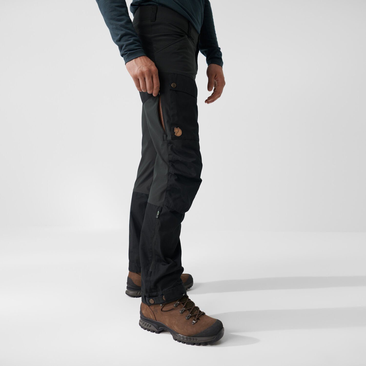 Keb Fjäll Räven Herren Trousers Fjällräven Black Trekkinghose