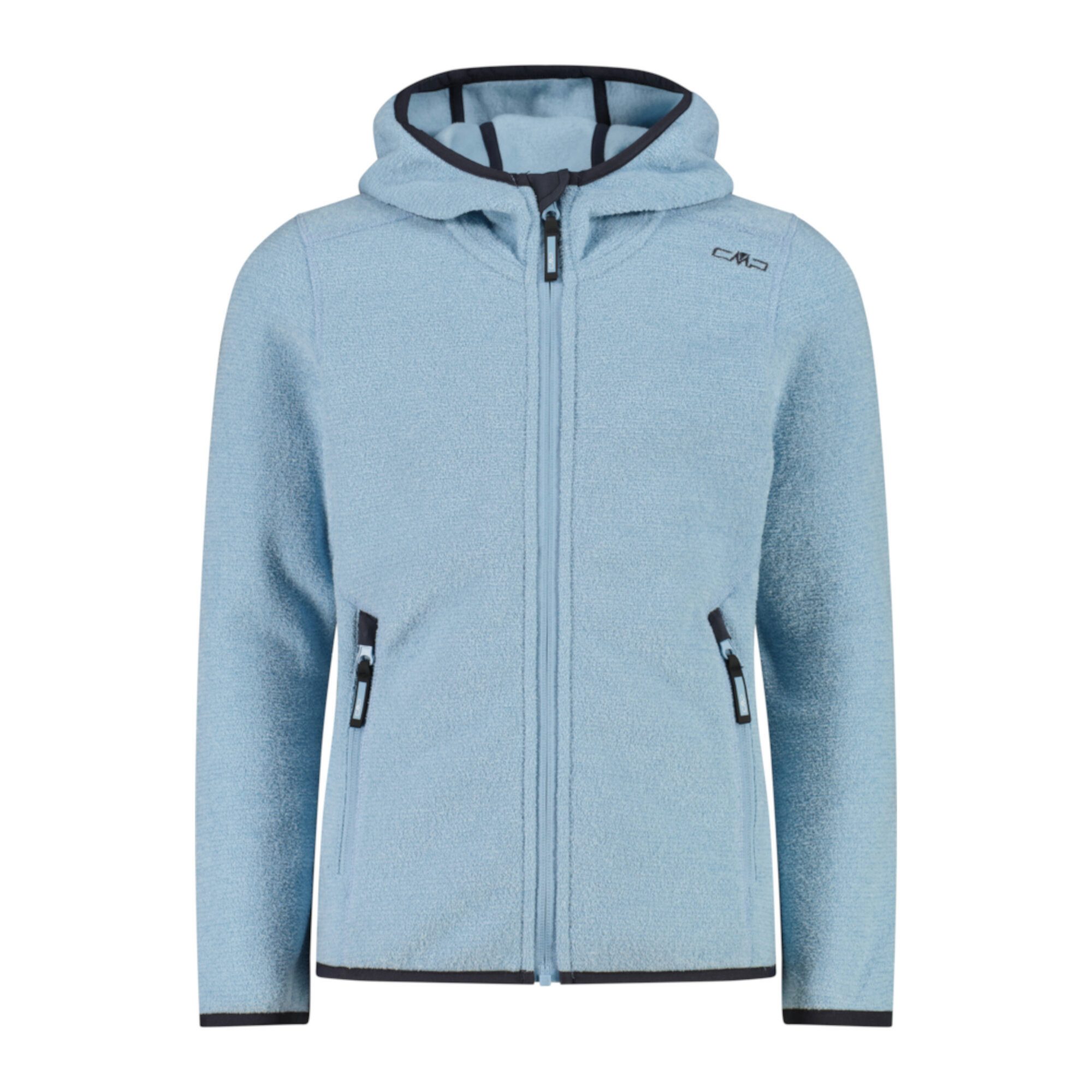 CMP Fleecejacke CMP Mädchen Fleecejacke Kid G Jacket Fix Hood 3H19825A