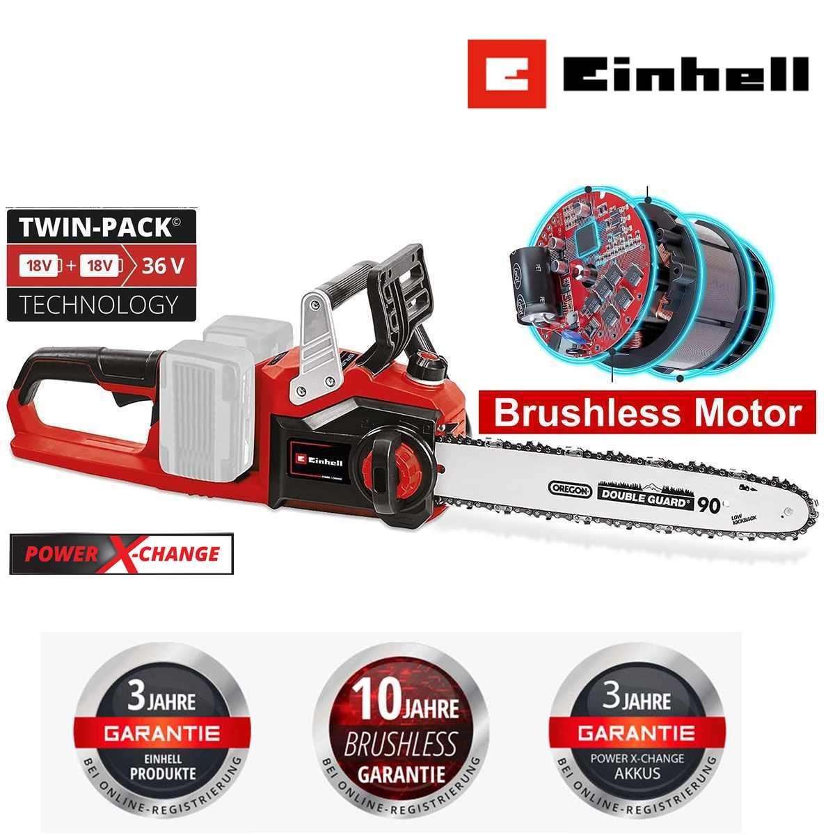 Einhell Akku-Kettensäge GP-LC 36/35 Li-36 V ohne Akku / Ladegerät