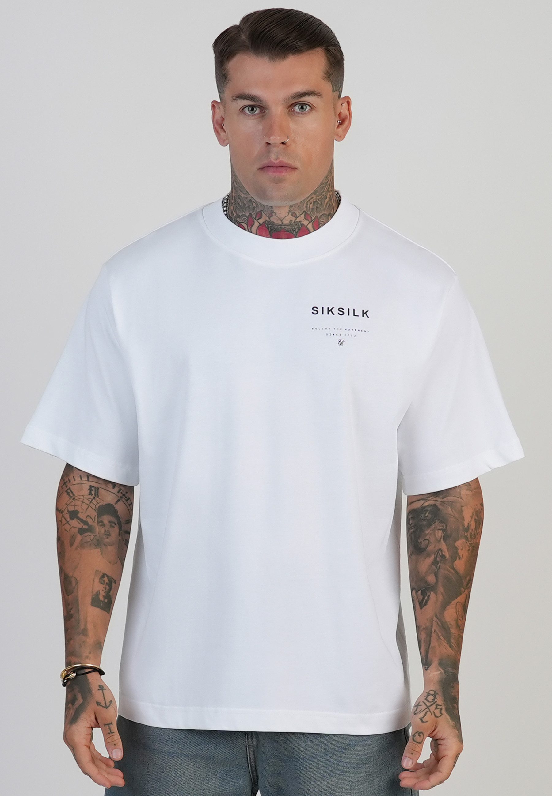 Siksilk T-Shirt SikSilk Herren T-Shirt mit Grafik günstig online kaufen