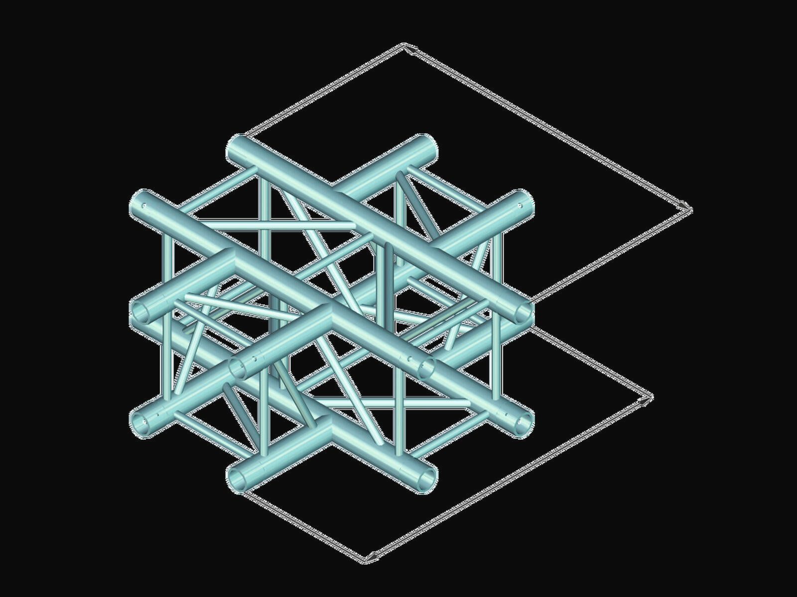 Thumbnail - Alutruss Rahmentraverse ALUTRUSS DECOLOCK DQ4-PAC41 4-Weg Kreuz