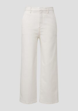 s.Oliver BLACK LABEL 7/8-Jeans Jeans Suri/ Regular Fit / High Rie / Wide Leg / Baumwollstretch
