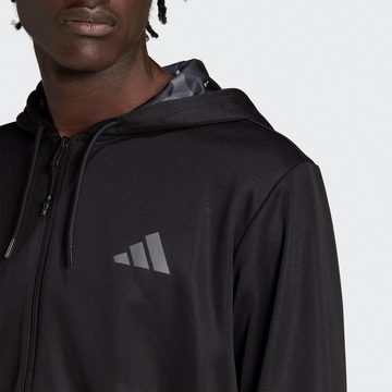 adidas Performance Kapuzensweatjacke TRAIN ESSENTIALS SEASONAL TRAINING (1-tlg)