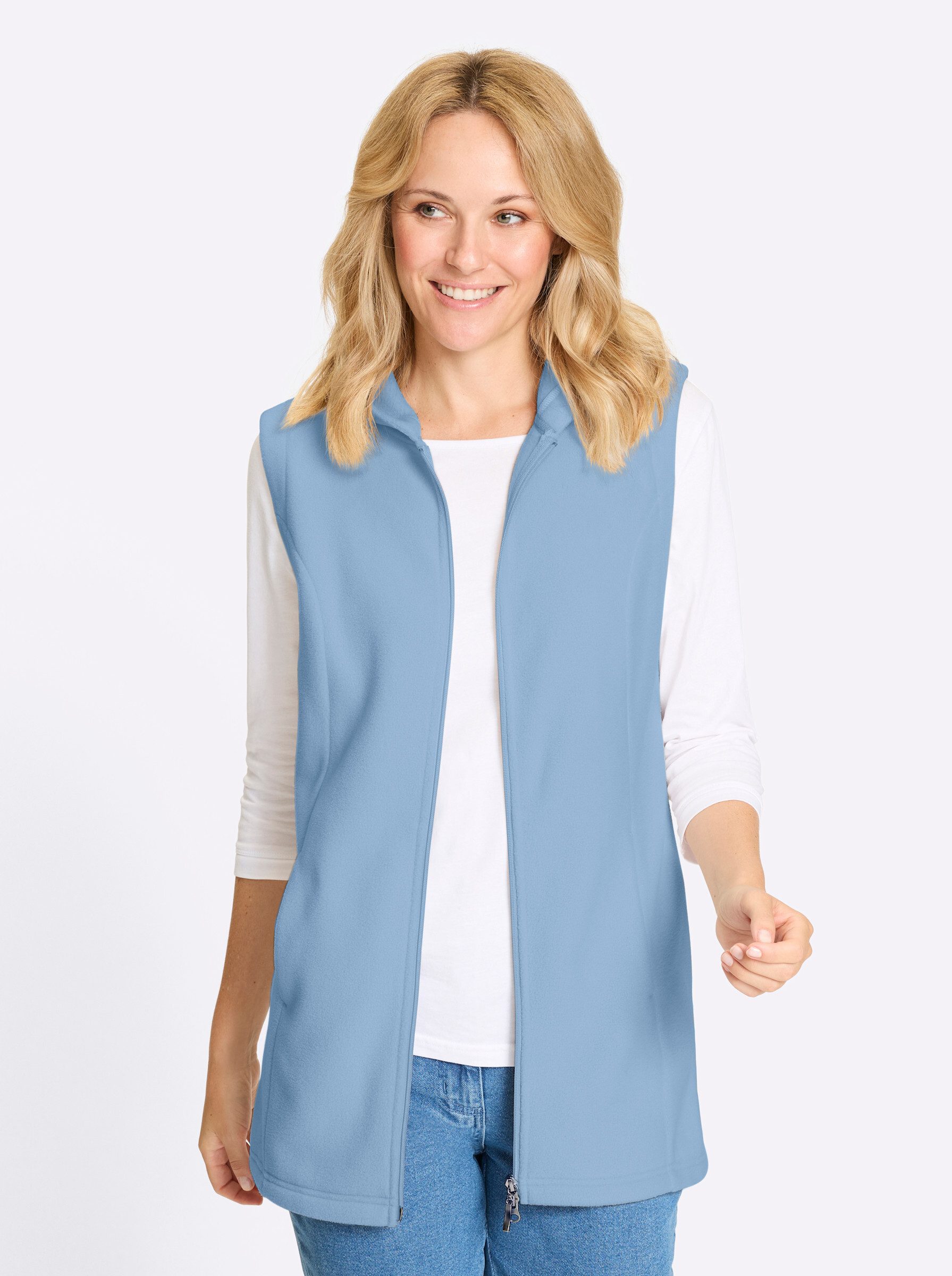 Sieh an! Jerseyweste Fleece-Weste