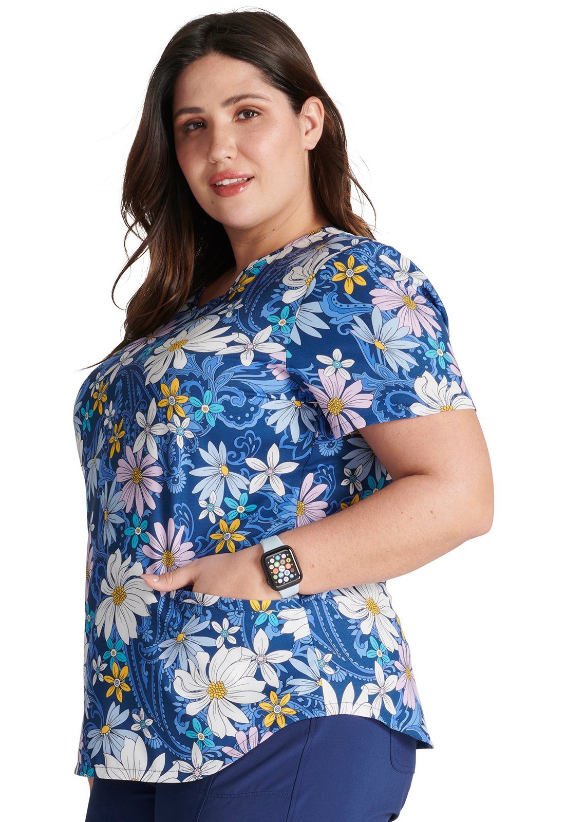 Cherokee Funktionsbluse Bunt bedruckter Damen Kasack "Prairie Paisley" Kasack mit Motiv