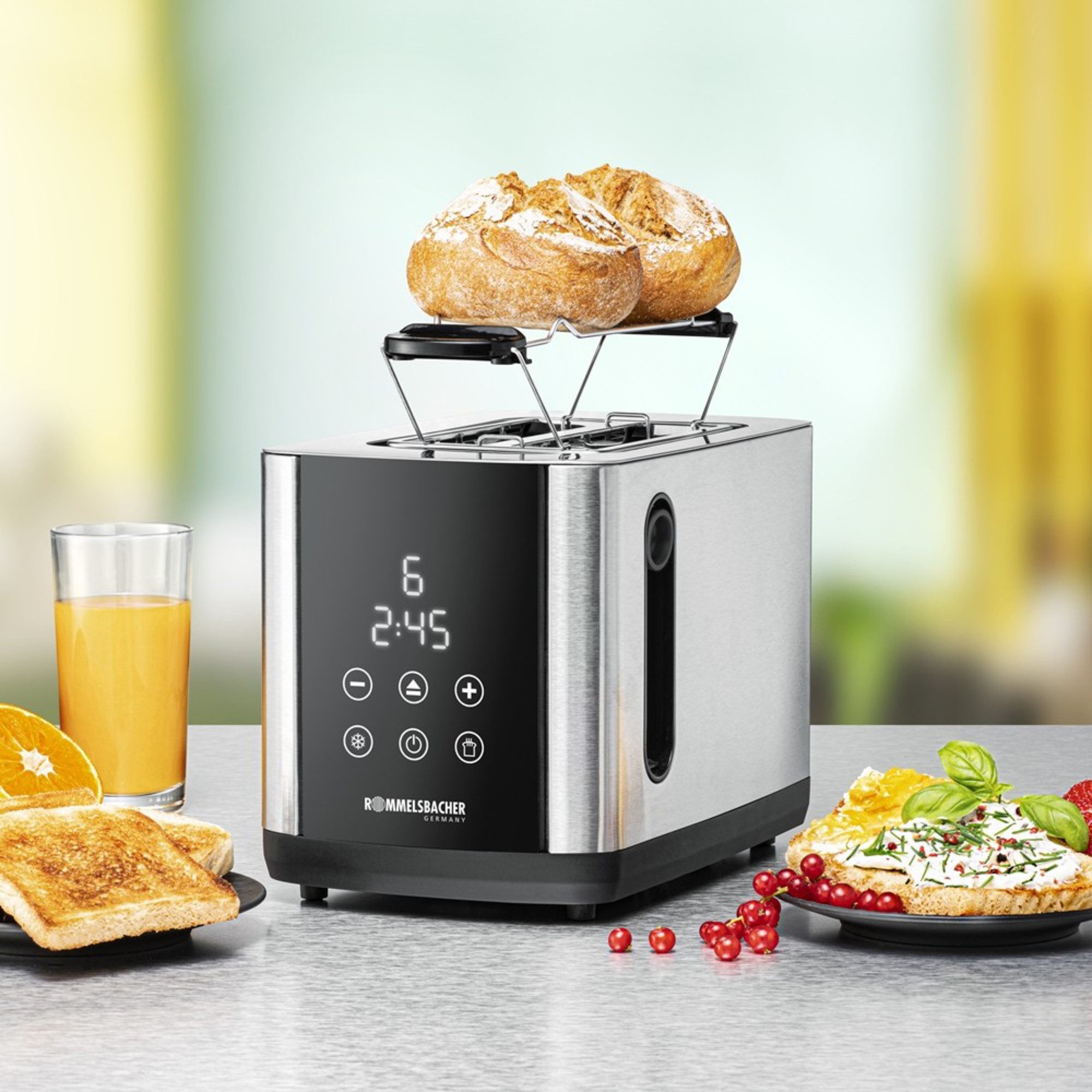 Rommelsbacher Toaster Rommelsbacher Toaster Sunny TO 850, (800 Watt, für, 800 W