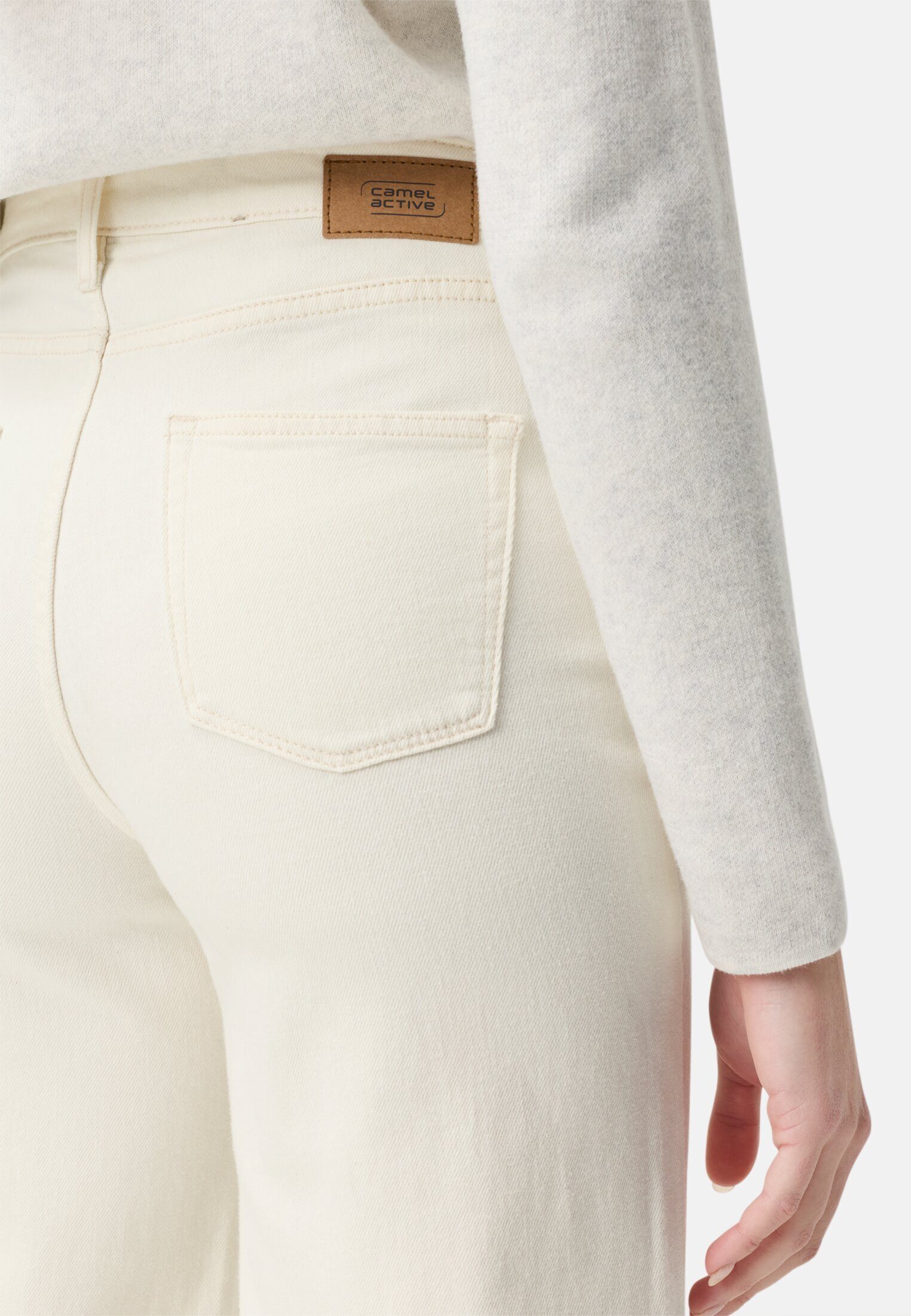camel active 5-Pocket-Jeans Wide Leg Denim Loose Fit