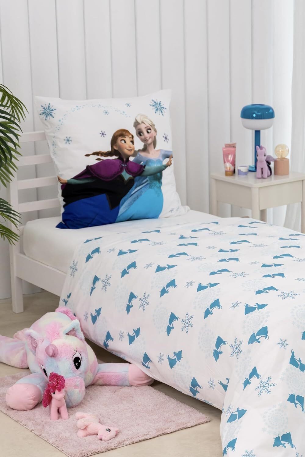 Disney Kinderbettwäsche Disney Frozen Elsa & Anna Bettwäsche 2tlg