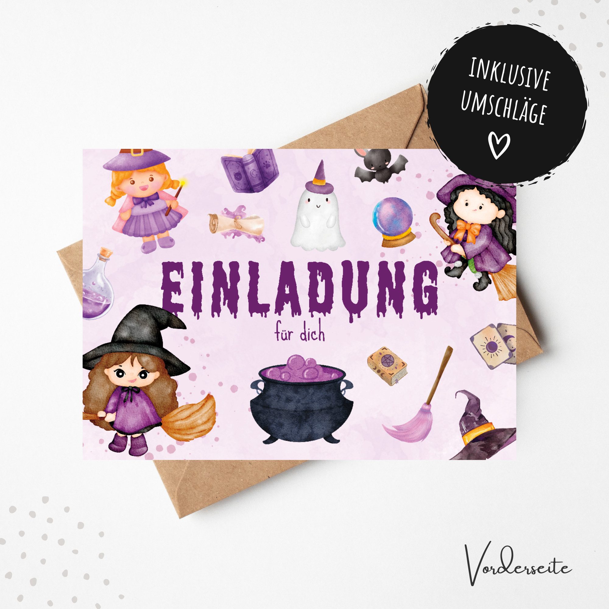 MeinBaby123® Einladungskarten Kindergeburtstag inkl. 10 Umschläge, Kindergeburtstag Jungs und Mädchen, Geburtstagseinladungen Kinder – Bild 2 von 5