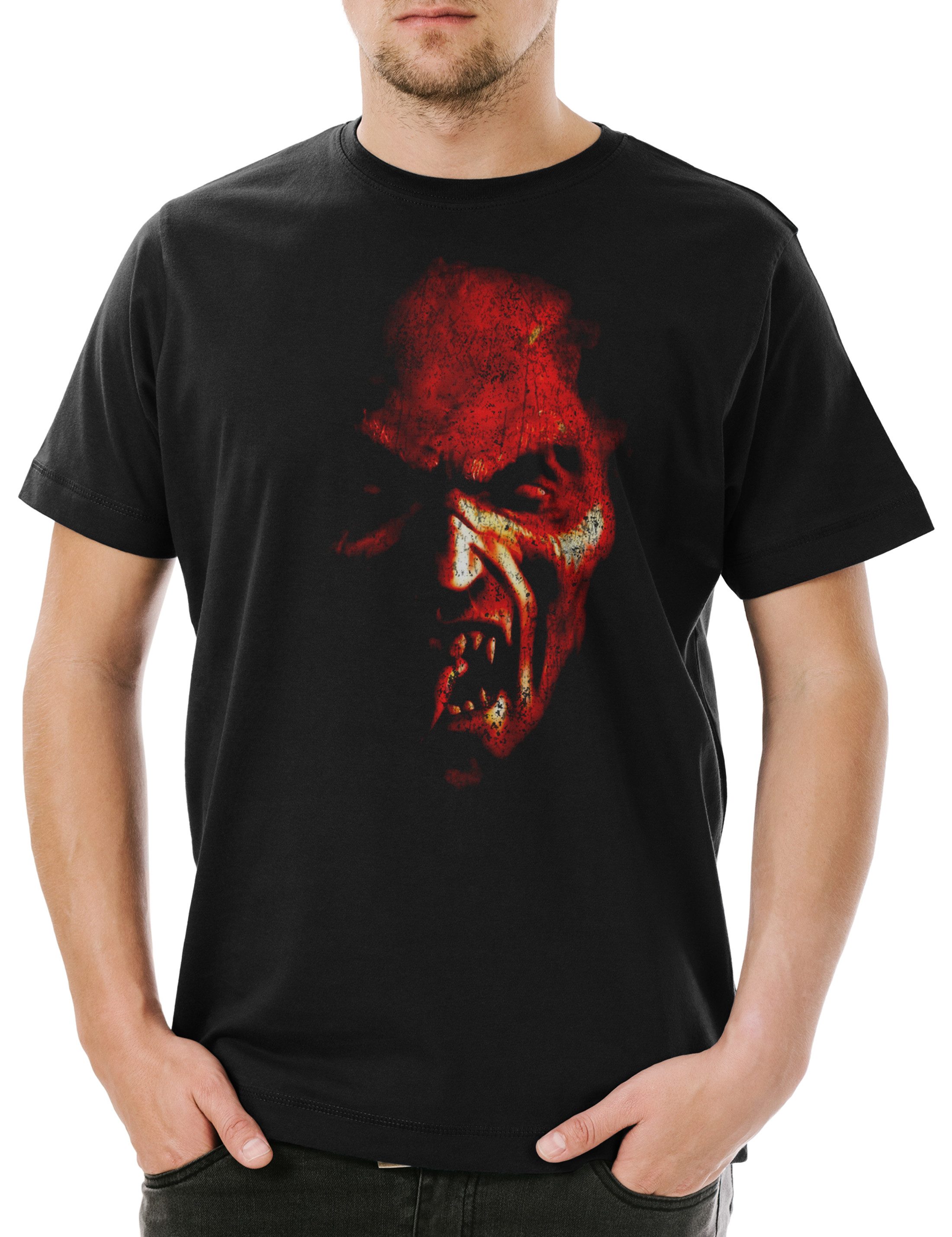 Urban Backwoods Print-Shirt Demon Head Herren günstig online kaufen