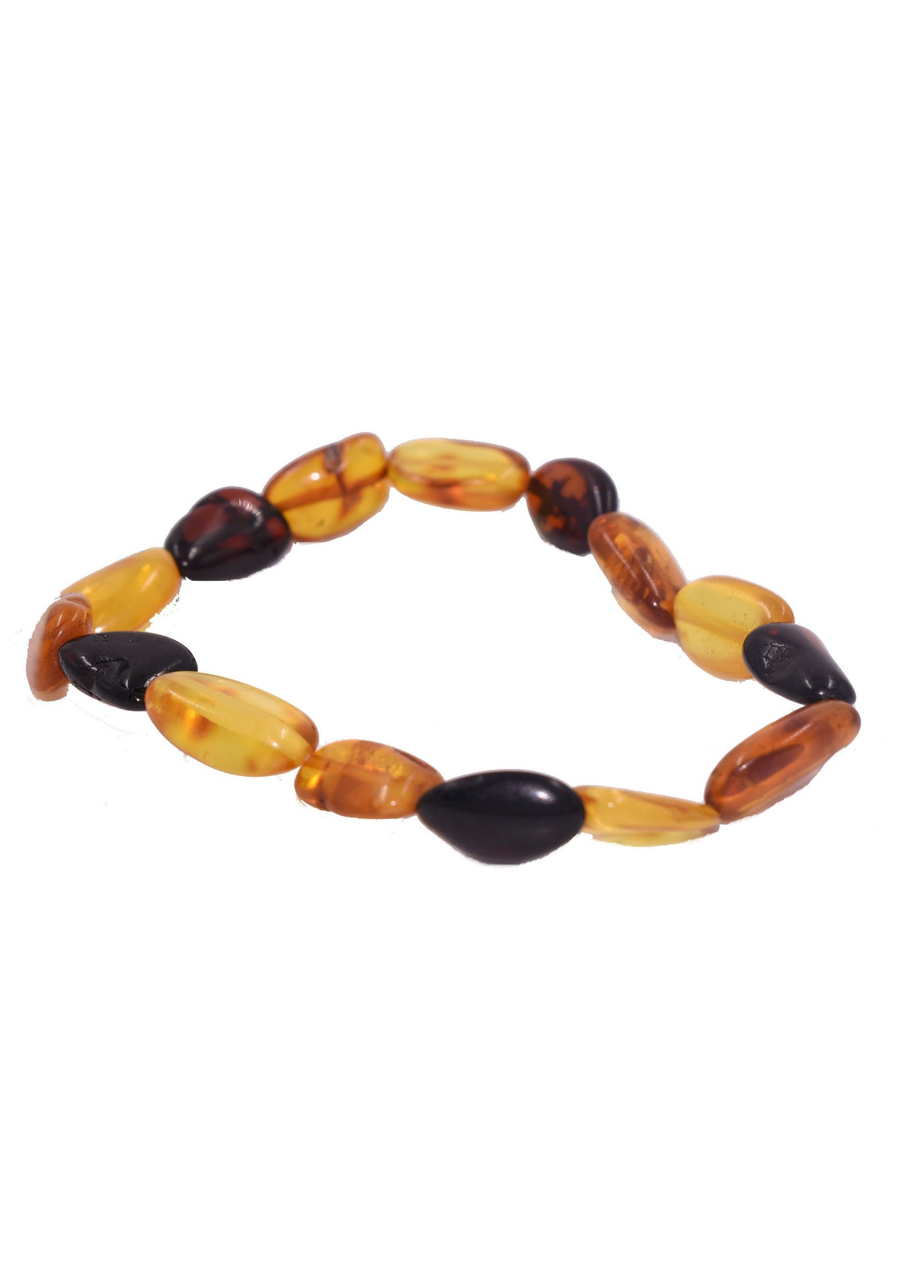 Firetti Armband Schmuck Geschenk Armschmuck Armkette Bernstein Lebensfreude, Made in Germany - mit Bernstein