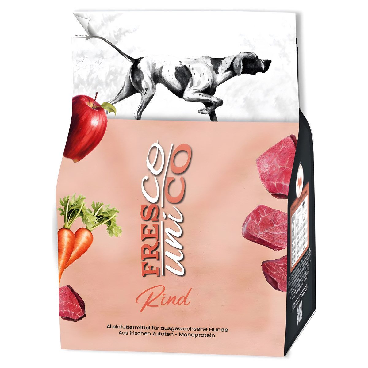Fresco Trockenfutter unico mit Rind 1 kg, für: Hund