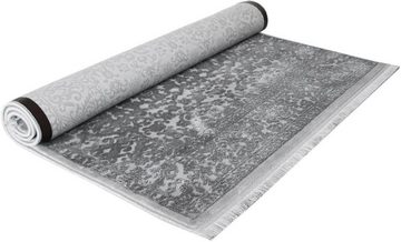 Teppich Premium 4213, RESITAL The Voice of Carpet, rechteckig, Höhe: 15 mm, Kurzflor, gewebt, Ornamente, Hoch-Tief-Struktur, mit Fransen