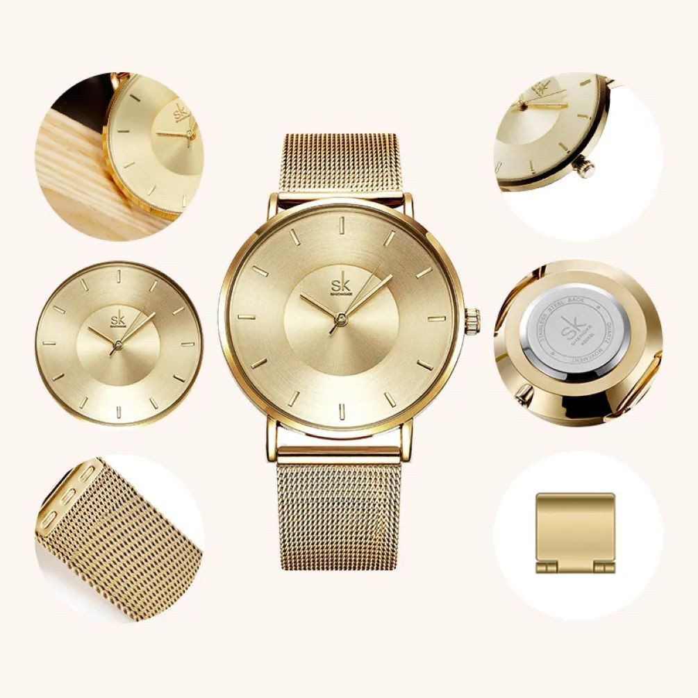 Tidy Schmuckset Shengke SK 0059-3 Luxus-Geschenkuhr-Set: Uhr, Halskette & Armband