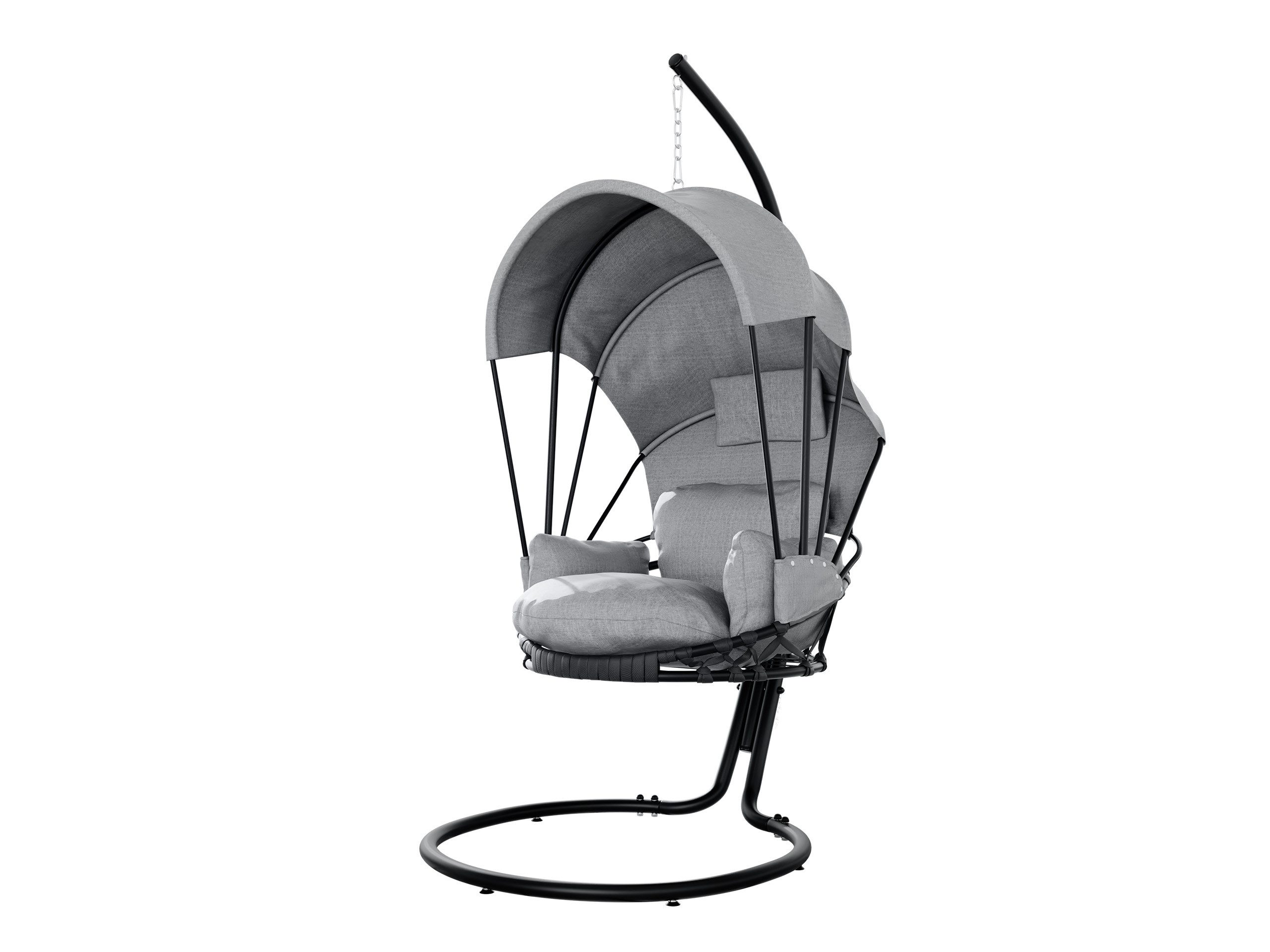 MIRJAN24 Hängesessel Waleris, mit Gestell und Kissen, Indoor & Outdoor, Rückenkissen