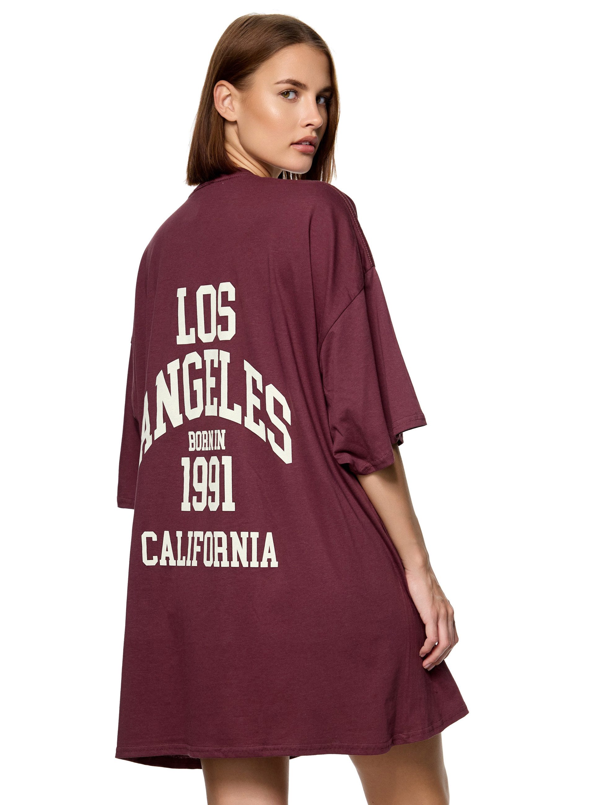 Worldclassca T-Shirt Worldclassca Oversized Print LA günstig online kaufen