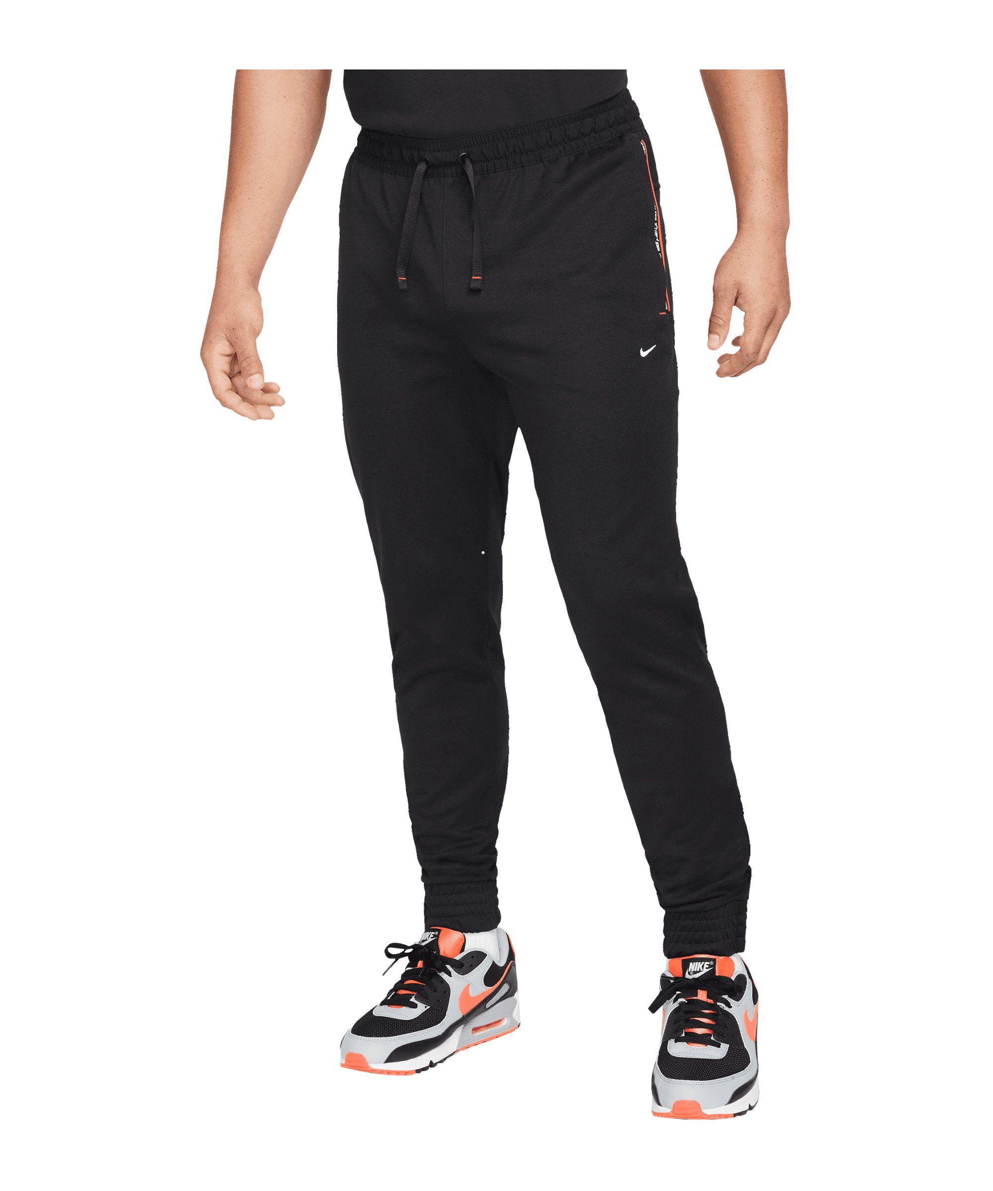 Nike Sportswear Jogginghose F.C. Trainingshose schwarzschwarzweiss