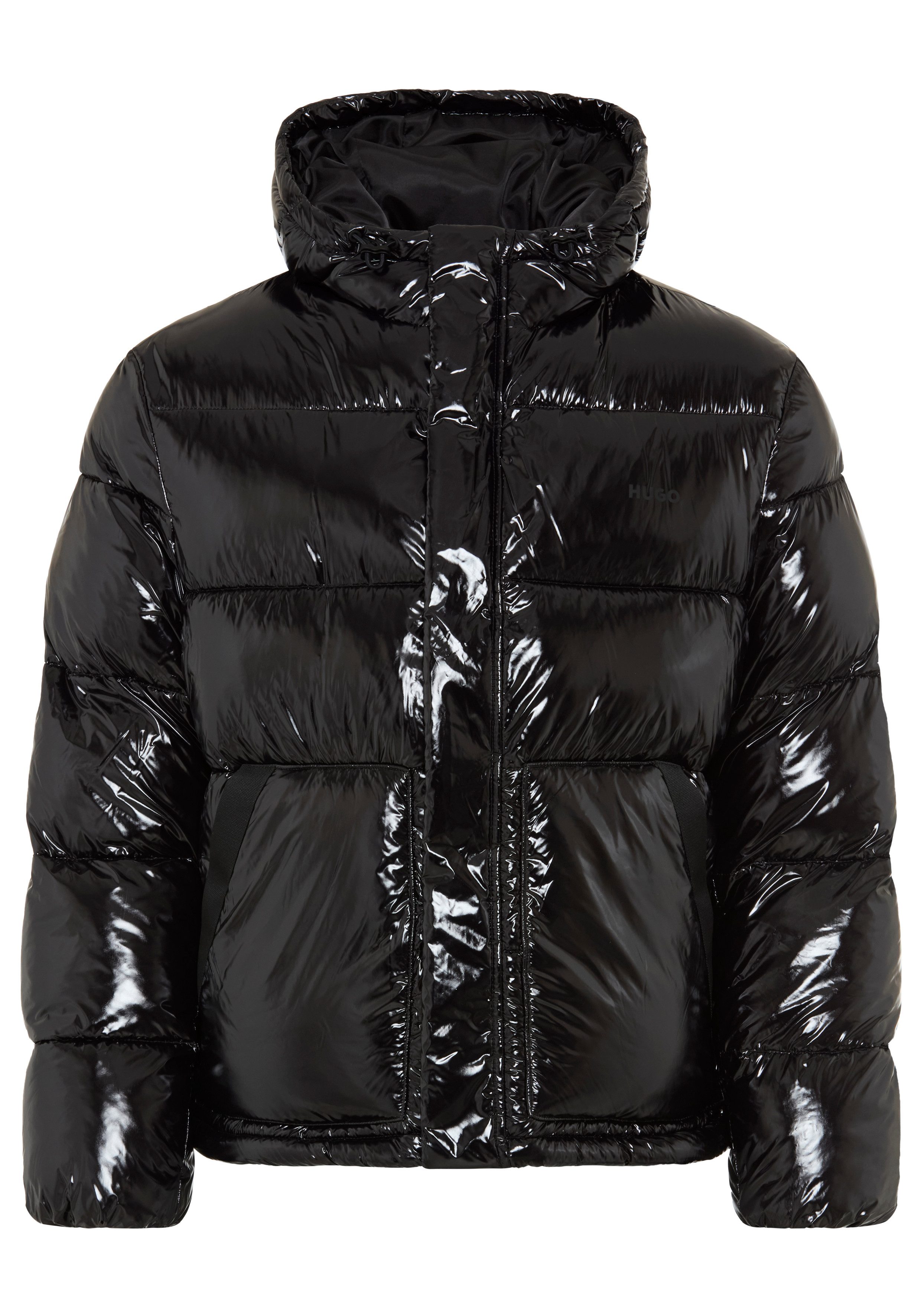 HUGO Steppjacke Baros mit glänzendem Finish, apuzeK, Regular Fit