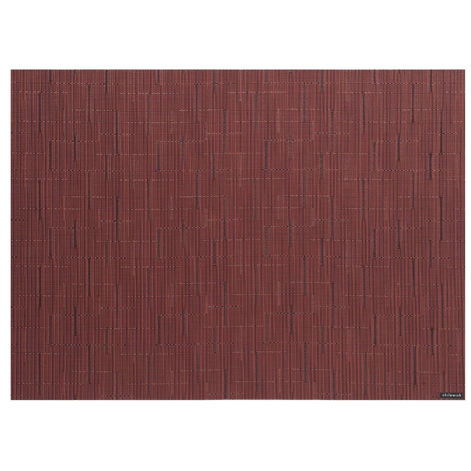 Chilewich Platzset Bamboo Rectangle Cranberry, (1-St) günstig online kaufen