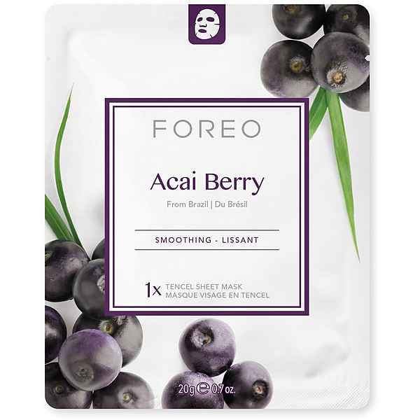 FOREO Gesichtsmaske Farm To Face Collection Sheet Masks Acai Berry, 3-tlg.