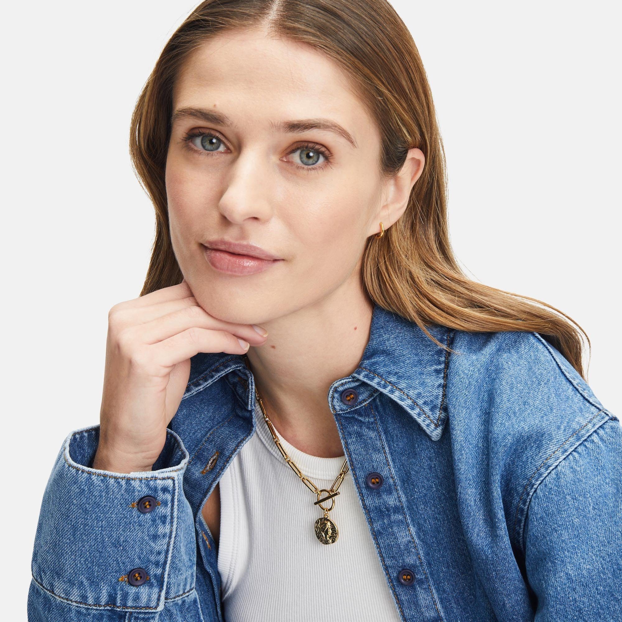 Tamaris Edelstahlkette Edelstahl goldfar...