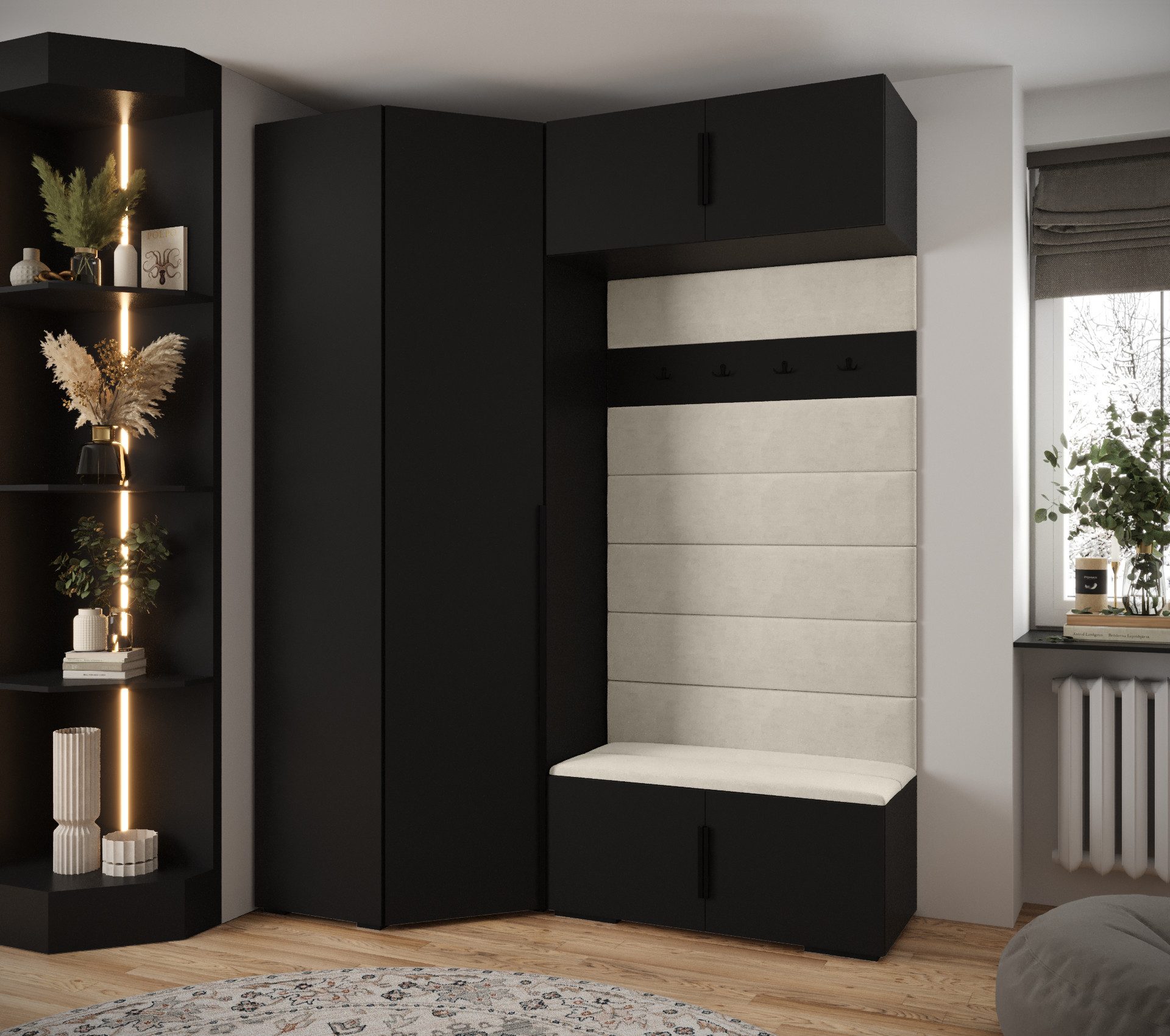 ABIKS MÖBEL Kompaktgarderobe INOVA 1 SATZ günstig online kaufen