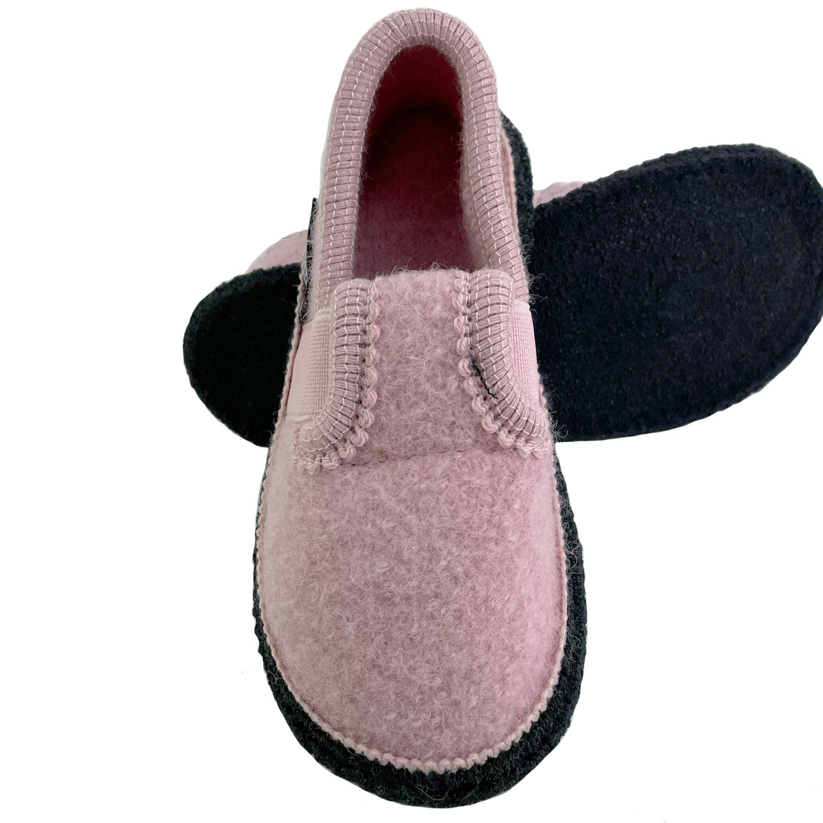 Bergstein Soft Hausschuh reiner Wolle aus BN Comfy Pink