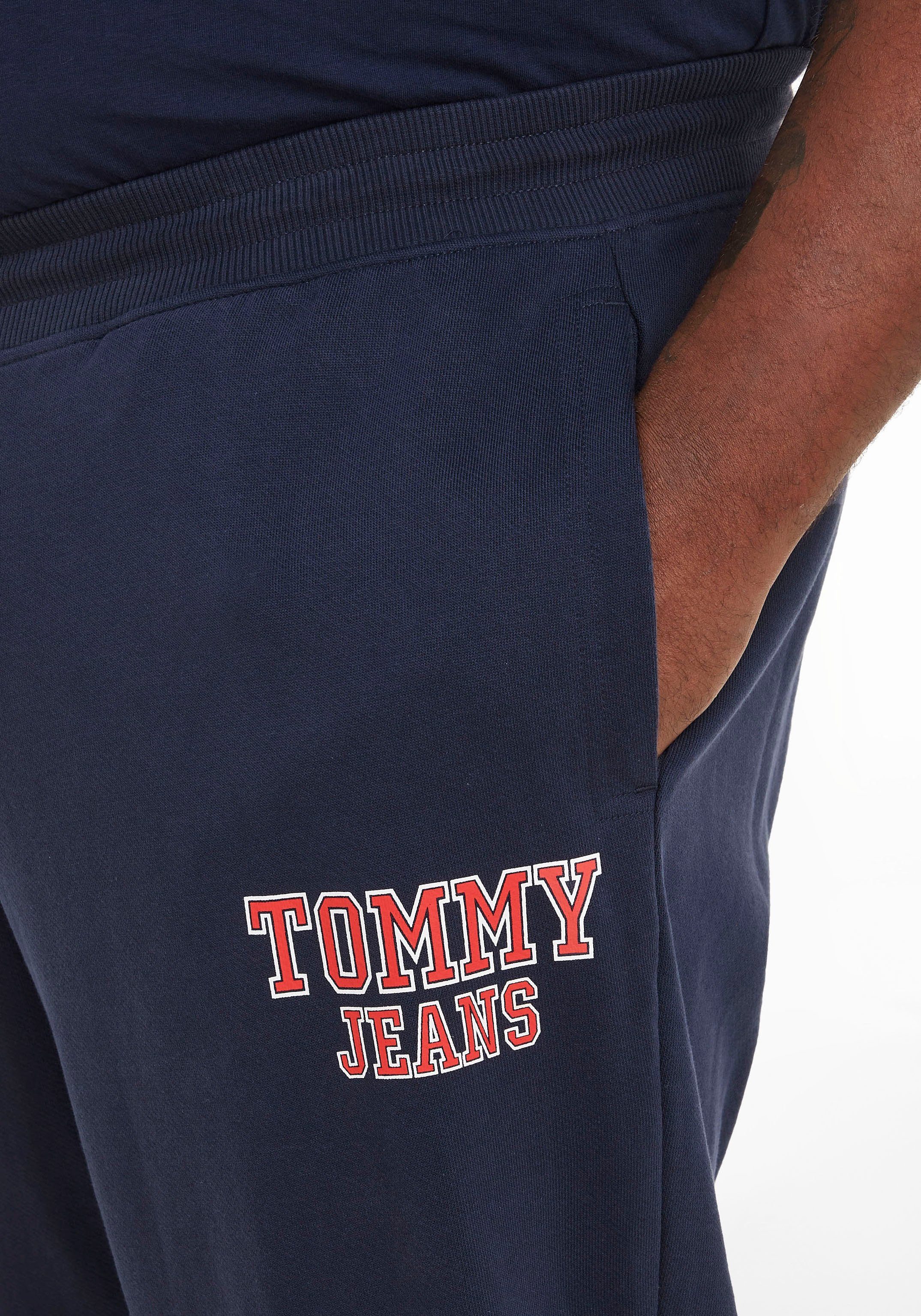 Tommy Jeans Plus Jogginghose mit Navy GRAPHIC Twilight ENTRY PLUS TJM SWEATPANT Druck