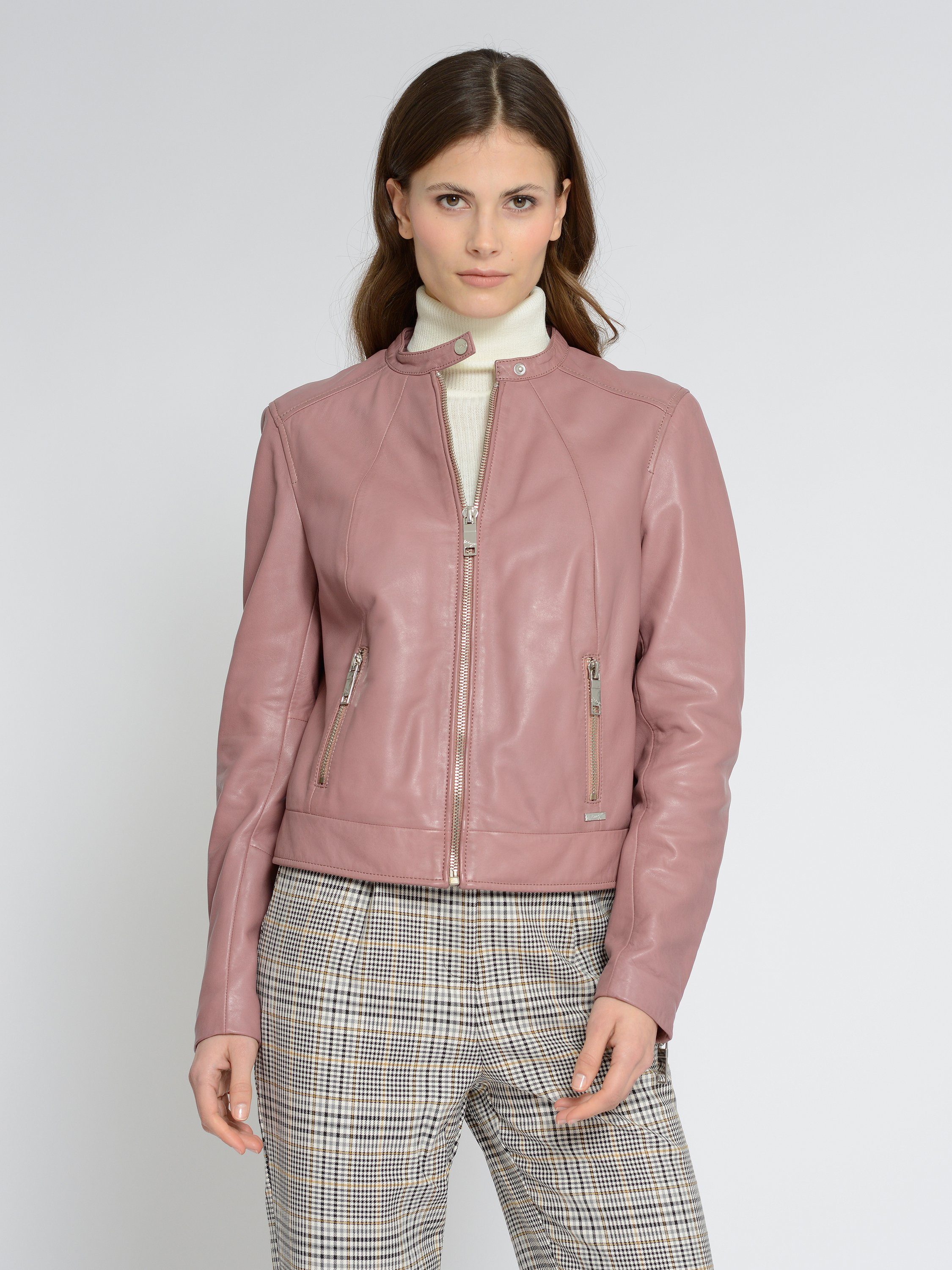 Maze Grenada Lederjacke deep rose