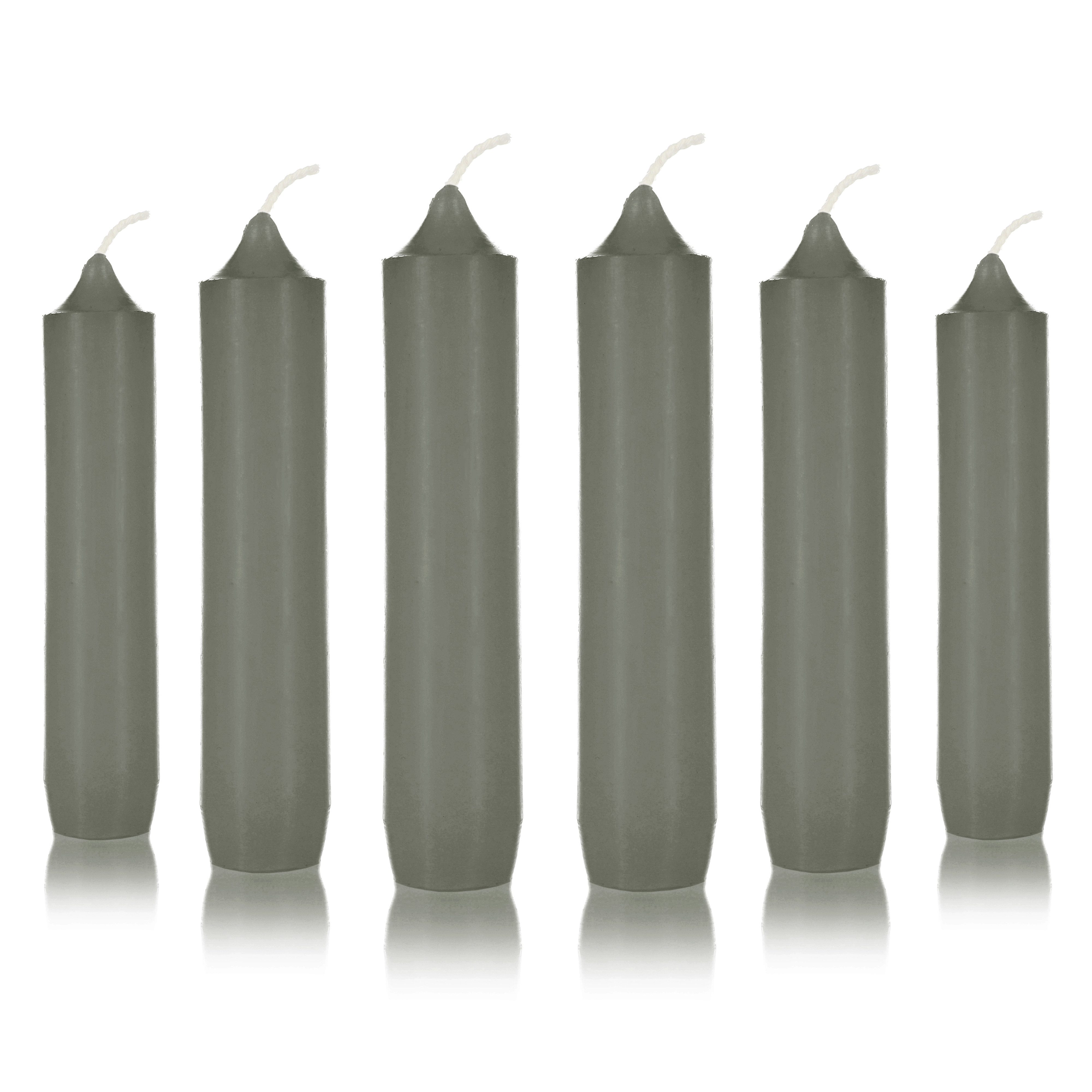 Nordstern Spitzkerze Stabkerzen 11 x 2,2 cm (Set, 6er), Ideale Tisch Deko für Hochzeit oder Weihnachten