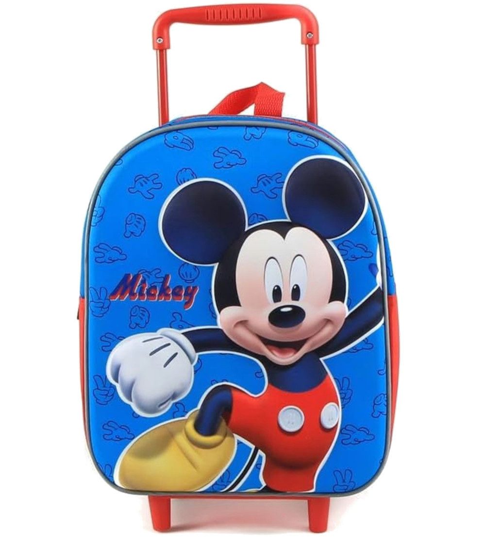 jacob company Kinderrucksack Mickey Mouse Maus 3D Trolley Rucksack Kindergarten Tasche (1-tlg), Kindertrolley
